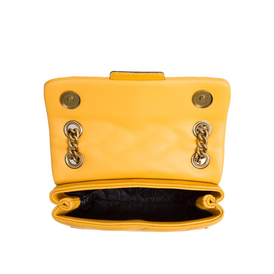 MINI KENSINGTON X BAG Yellow Quilted Leather Mini Bag by