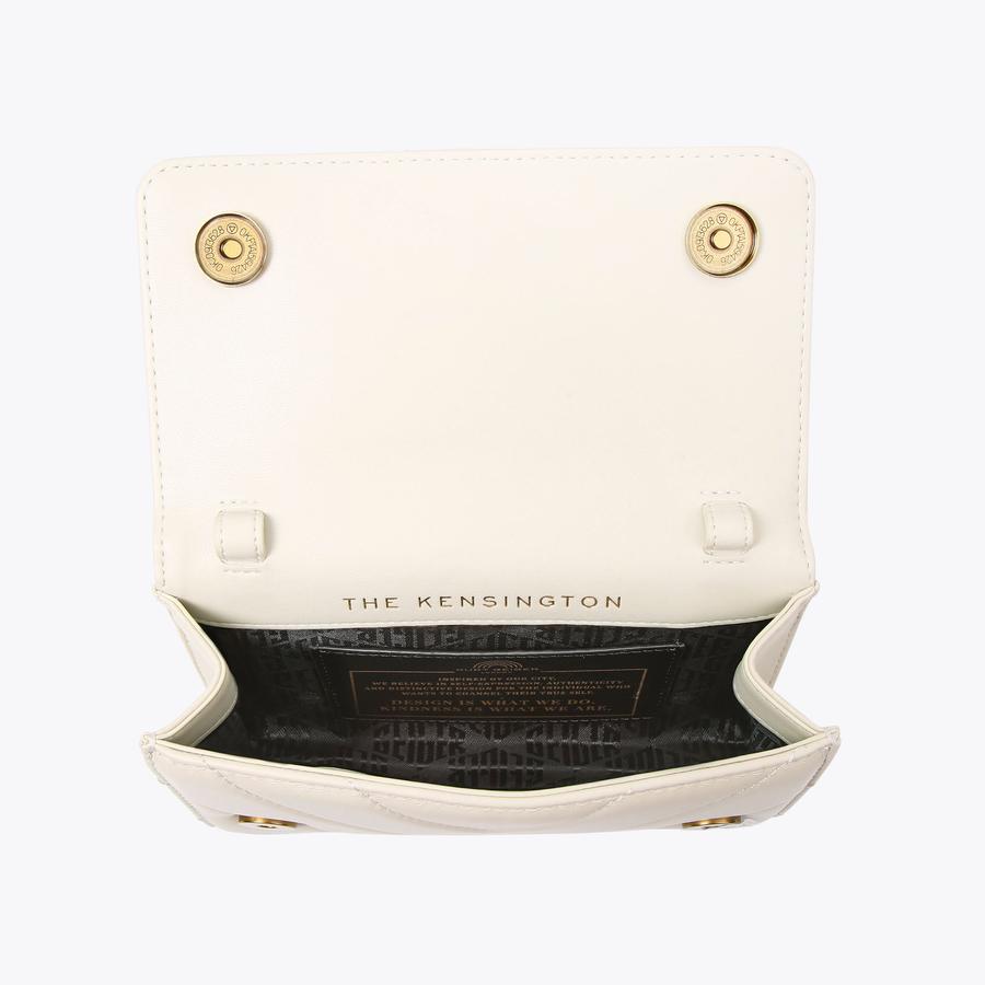 EXTRA MINI KENSINGTON Bone Cross Body Bag by KURT GEIGER LONDON