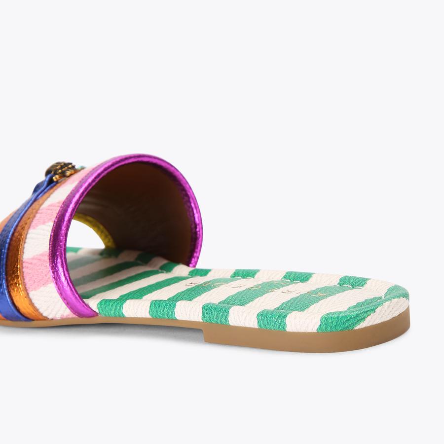 レインボー / Ritchie Serenades Germany 10CD SOUTHBANK FLAT SANDAL RAINBOW STRIPED SANDAL by KURT GEIGER