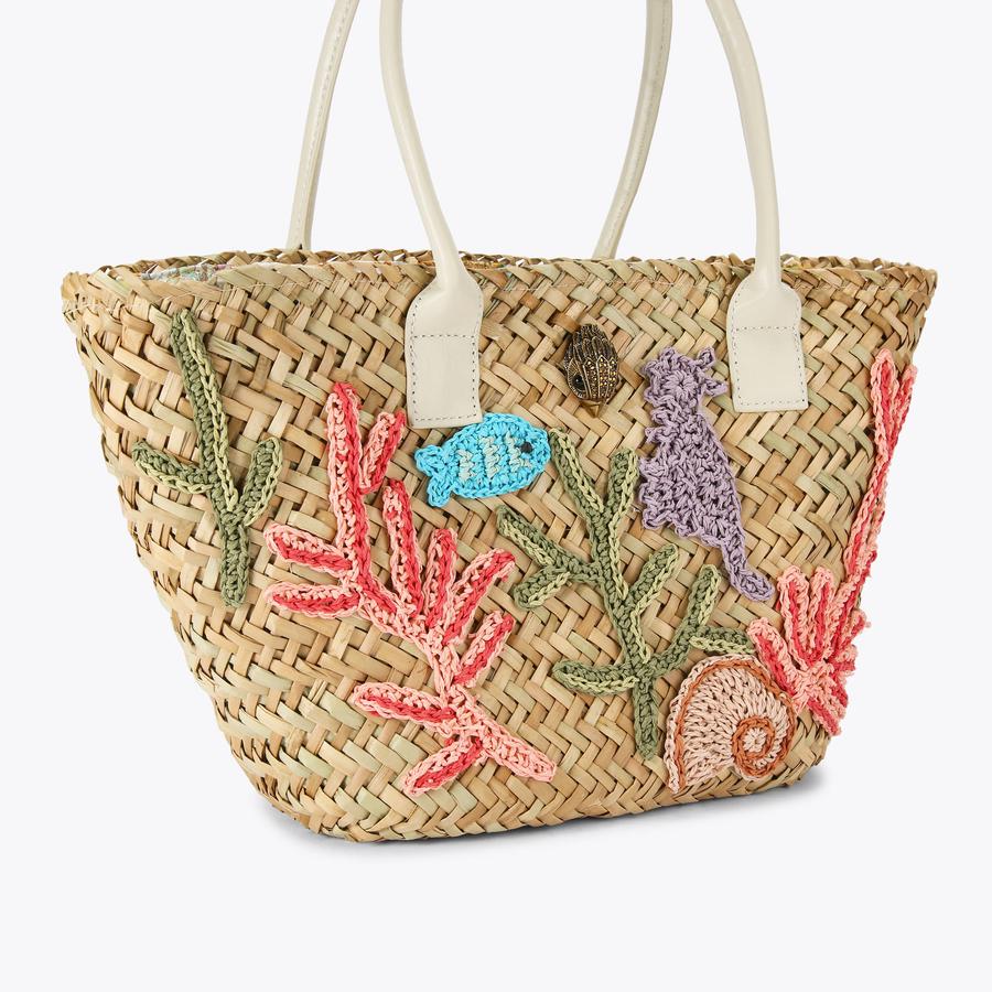 KENSINGTON BASKET SEA Weave Basket Purse by KURT GEIGER LONDON