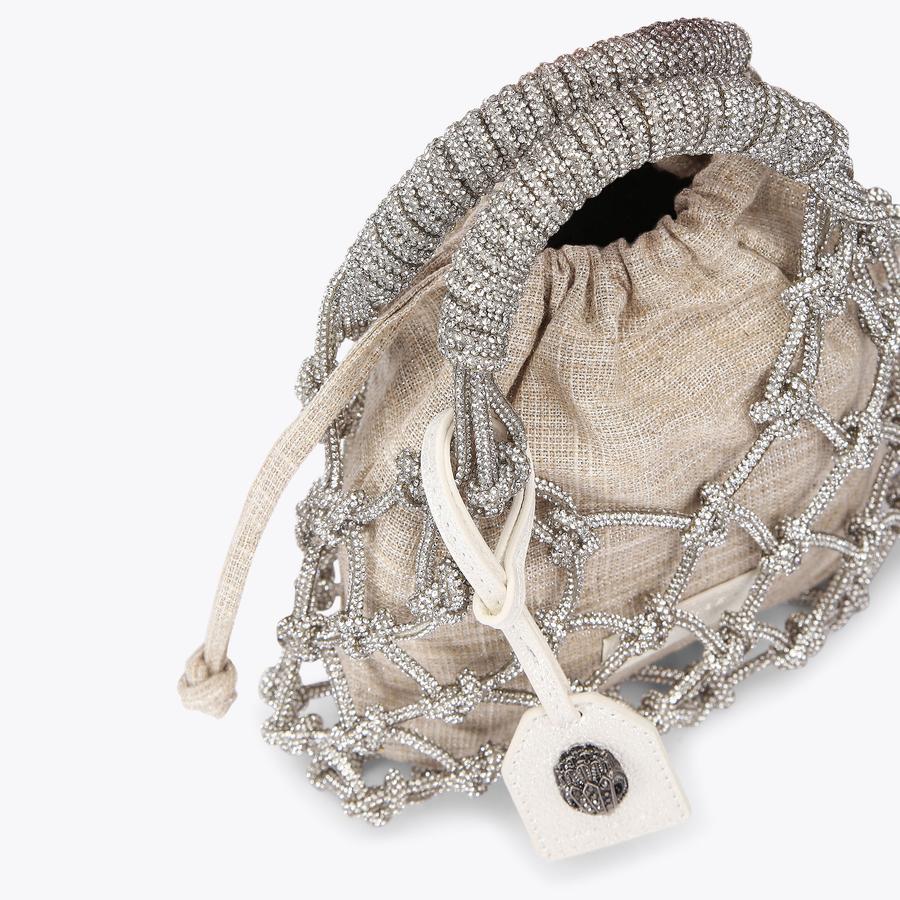 Small Macrame Crystal Bag