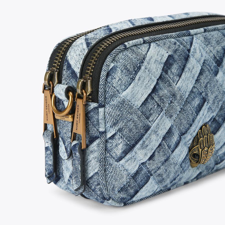 【 】Denim Double Zip Camera Bag Denim Double Zip Camera Bag | Calvin Klein