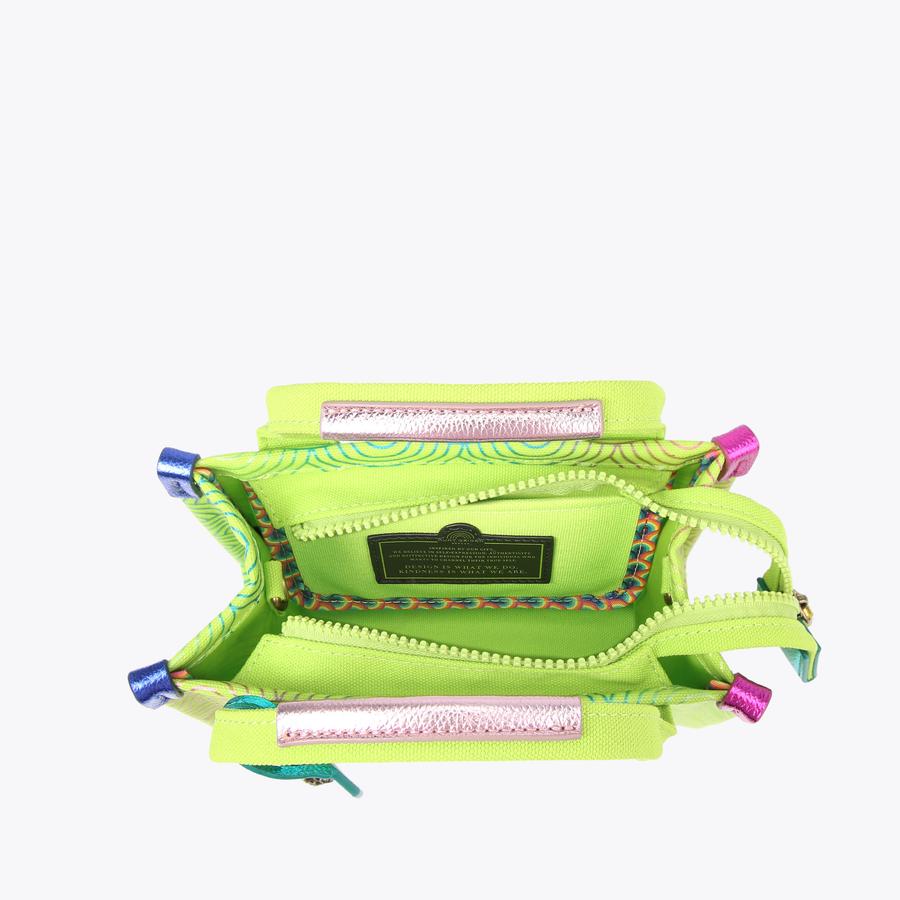 XS SOUTHBANK TOTE Lime Tote by KURT GEIGER LONDON