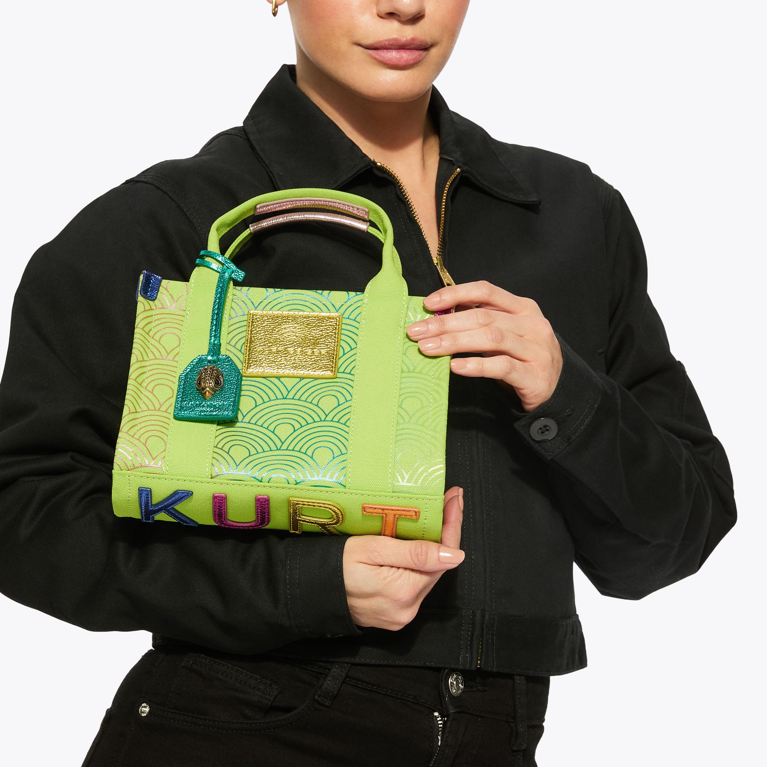 XS SOUTHBANK TOTE Lime Tote by KURT GEIGER LONDON