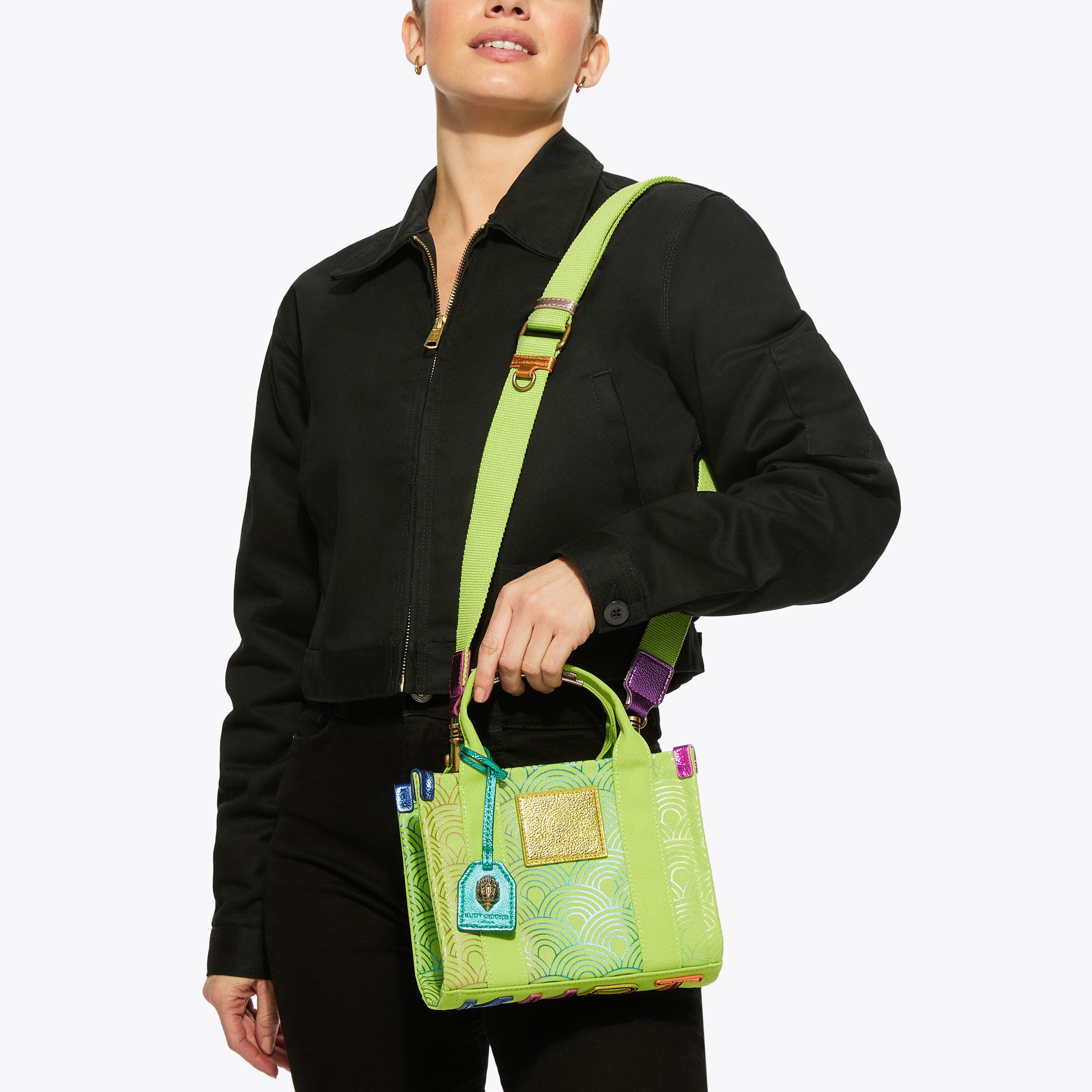 XS SOUTHBANK TOTE Lime Tote by KURT GEIGER LONDON