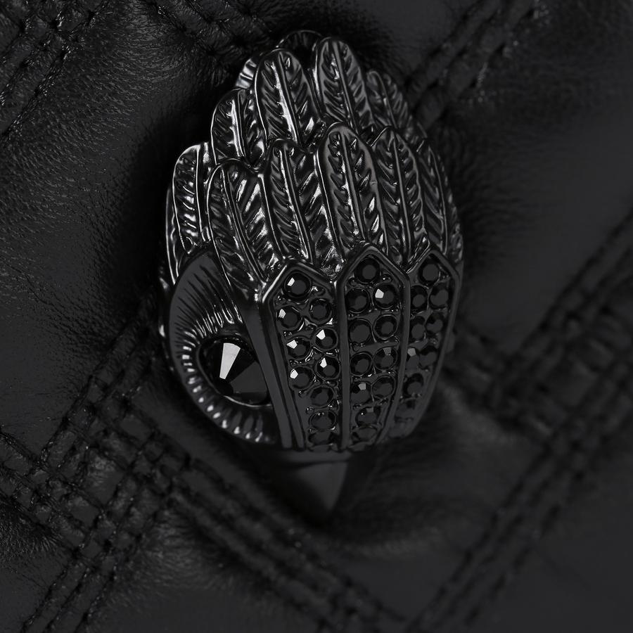KENSINGTON DRAWSTRING DR Black Drench Shoulder Bag by KURT