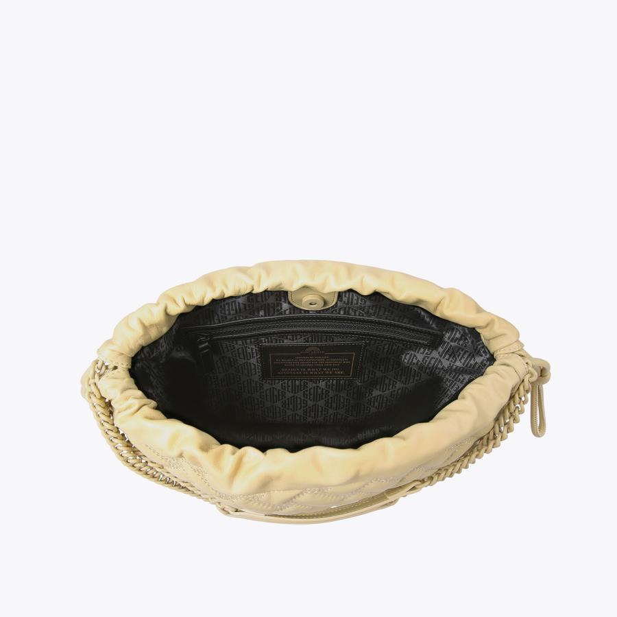 KENSINGTON DRAWSTRING DR Cream Drench Drawstring Purse by
