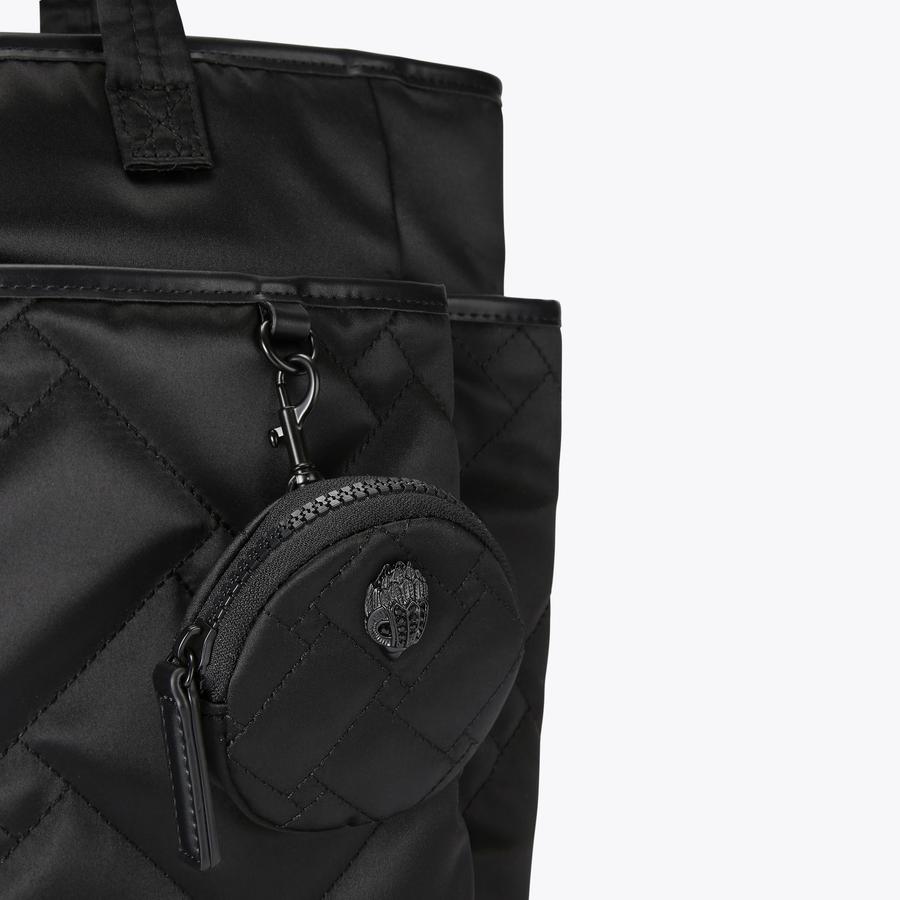 RECYCLED POCKETS TOTE DR Black Tote Purse by KURT GEIGER LONDON