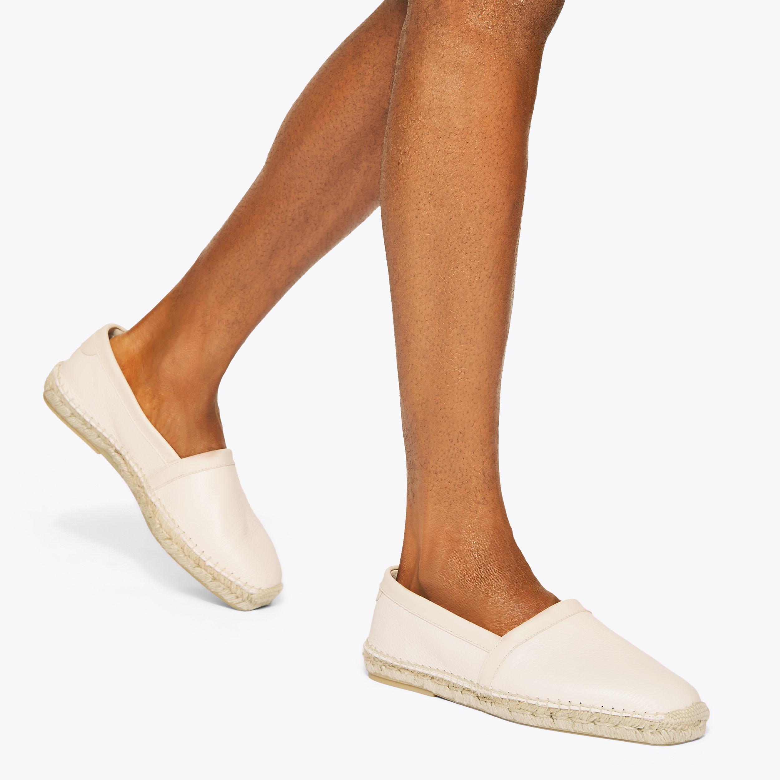 ISAAC Bone Slip On Espadrille Shoe by KURT GEIGER LONDON