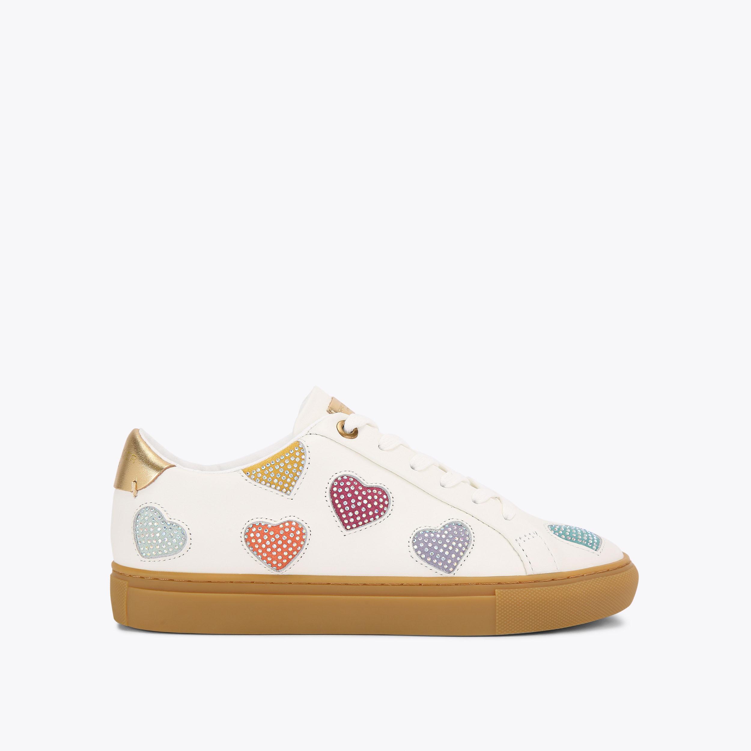 人気 LANE LOVE Laney Heart Lace Up Sneaker by KURT GEIGER LONDON バッグ