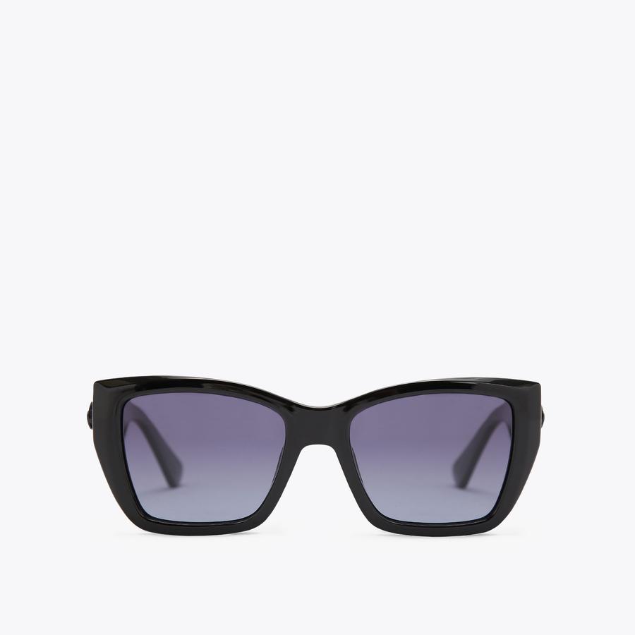 KENSINGTON RECTANGLE Black Drench Sunglasses by KURT GEIGER  display picture 2