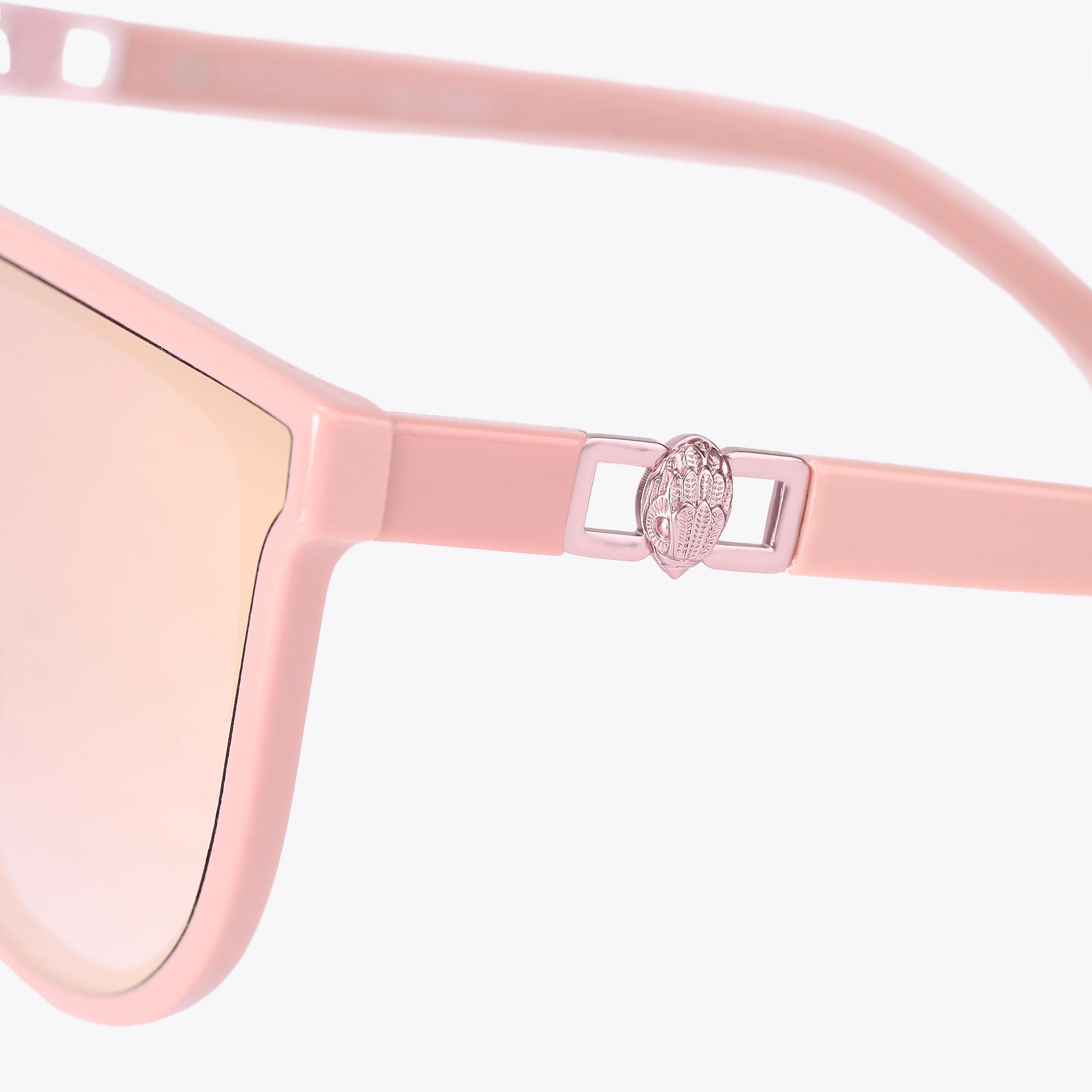 REGENT SHIELD Pink Reflective Sunglasses by KURT GEIGER LONDON display picture 1