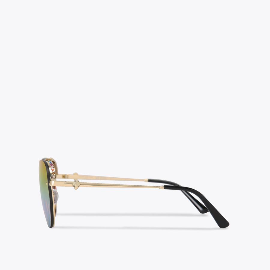SHOREDITCH AVIATOR FL C Rainbow Aviator Sunglasses by KURT GEIGER