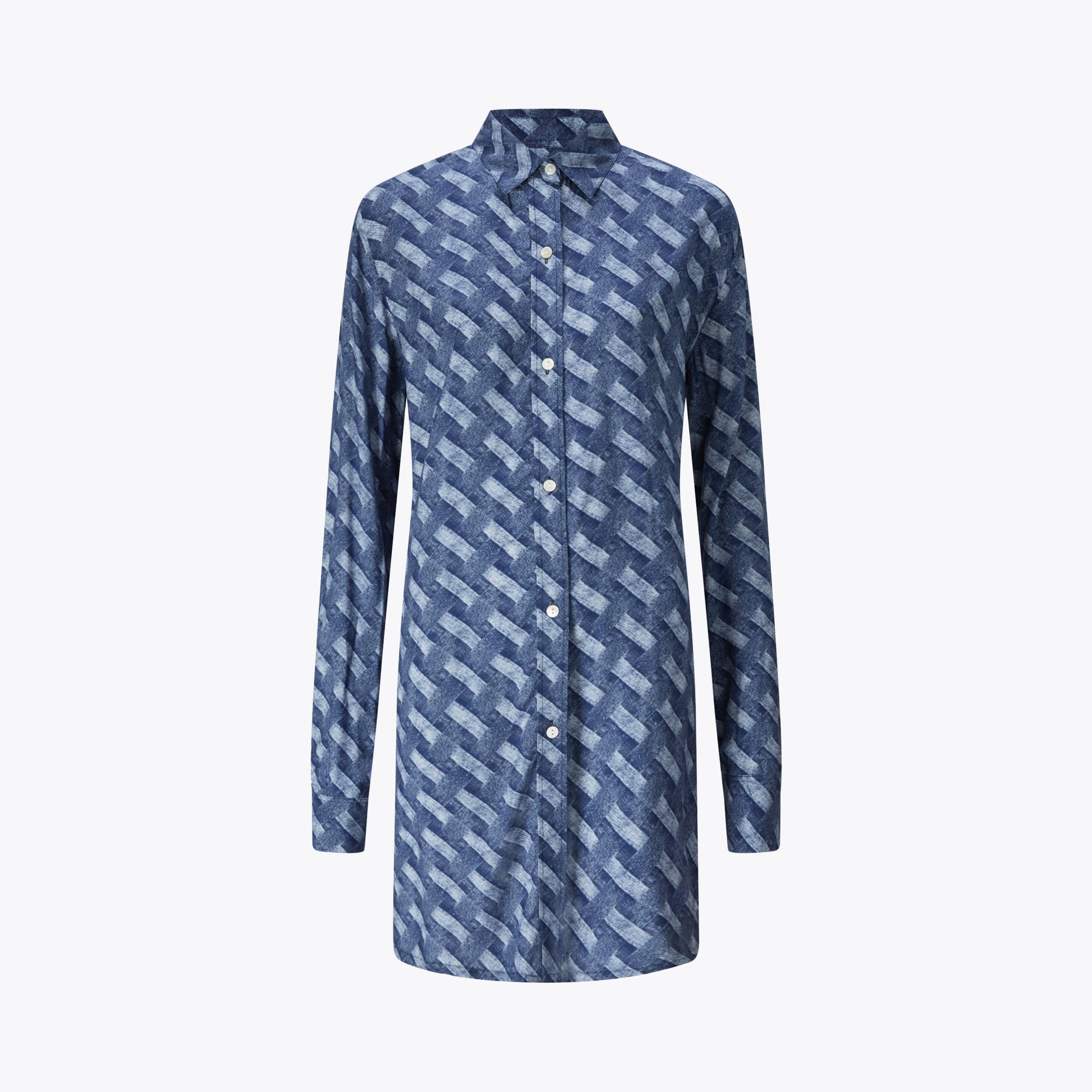 RESORT SHIRT DRESS Blue Denim Shirt Dress by KURT GEIGER LONDON RESORT SHIRT DRESS Blue Denim Shirt Dress by KURT GEIGER LONDON