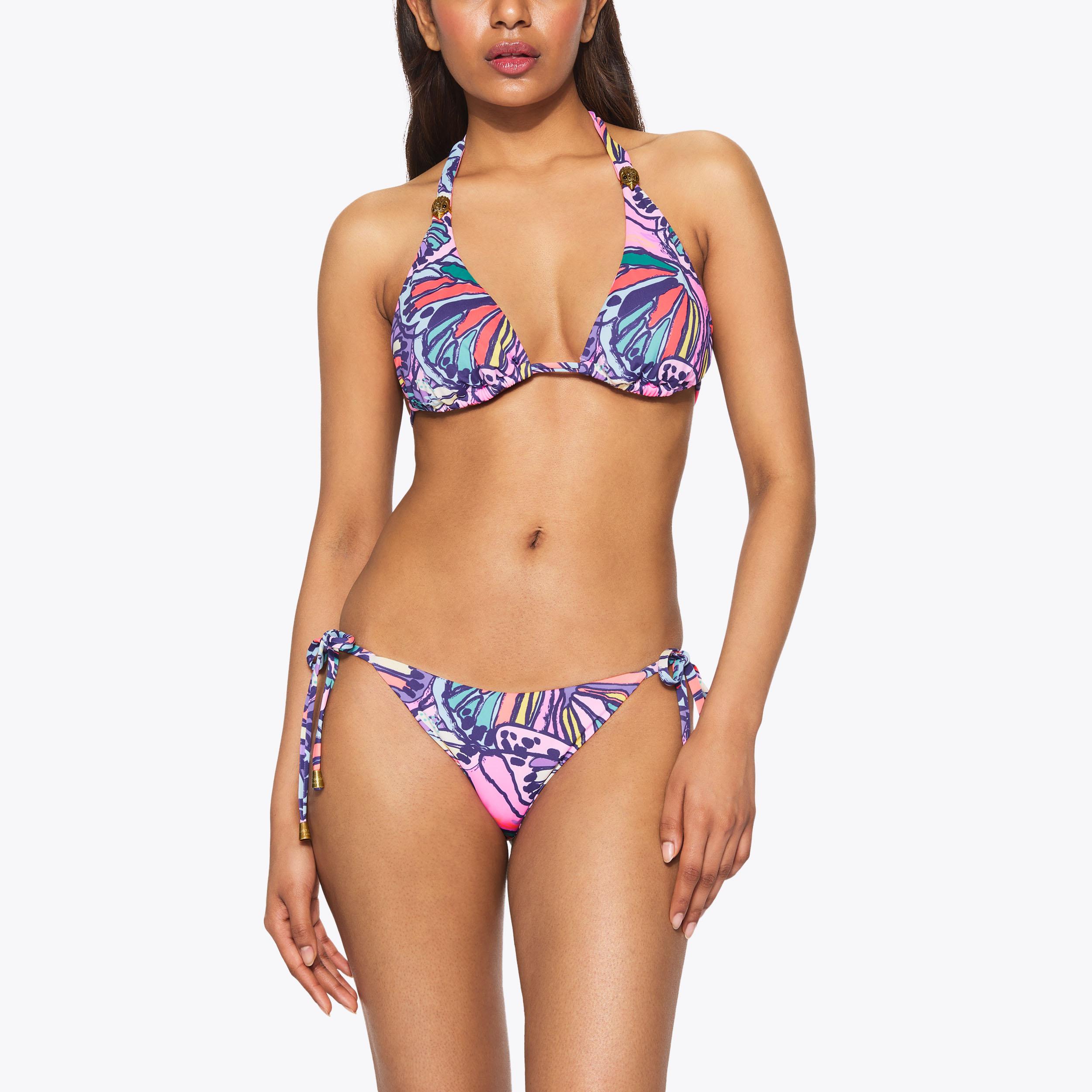 KENSINGTON TRIANGLE TOP Butterfly Lilac Bikini Top by Kurt Geiger