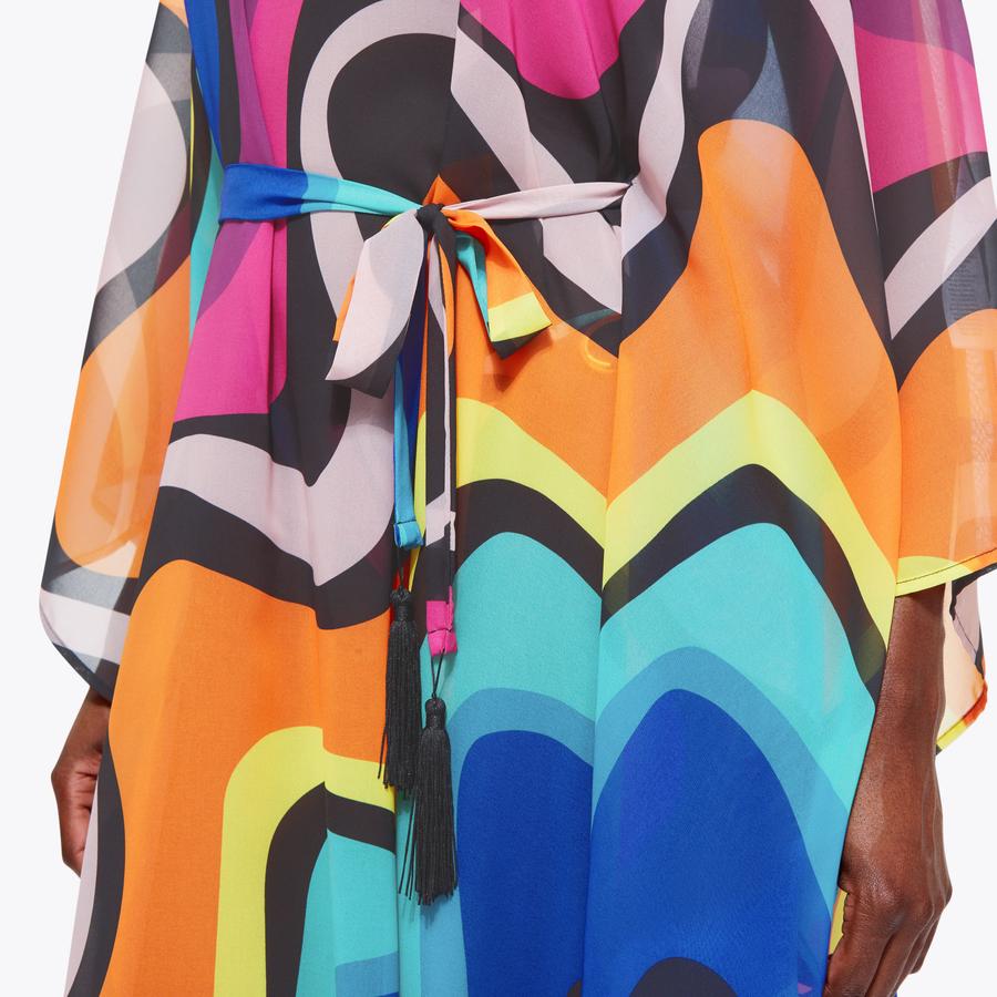 KENSINGTON KAFTAN Rainbow Swirl Kaftan by KURT GEIGER LONDON KENSINGTON KAFTAN Rainbow Swirl Kaftan by KURT GEIGER LONDON