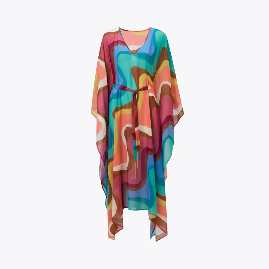 KENSINGTON KAFTAN Rainbow Swirl Kaftan by KURT GEIGER LONDON