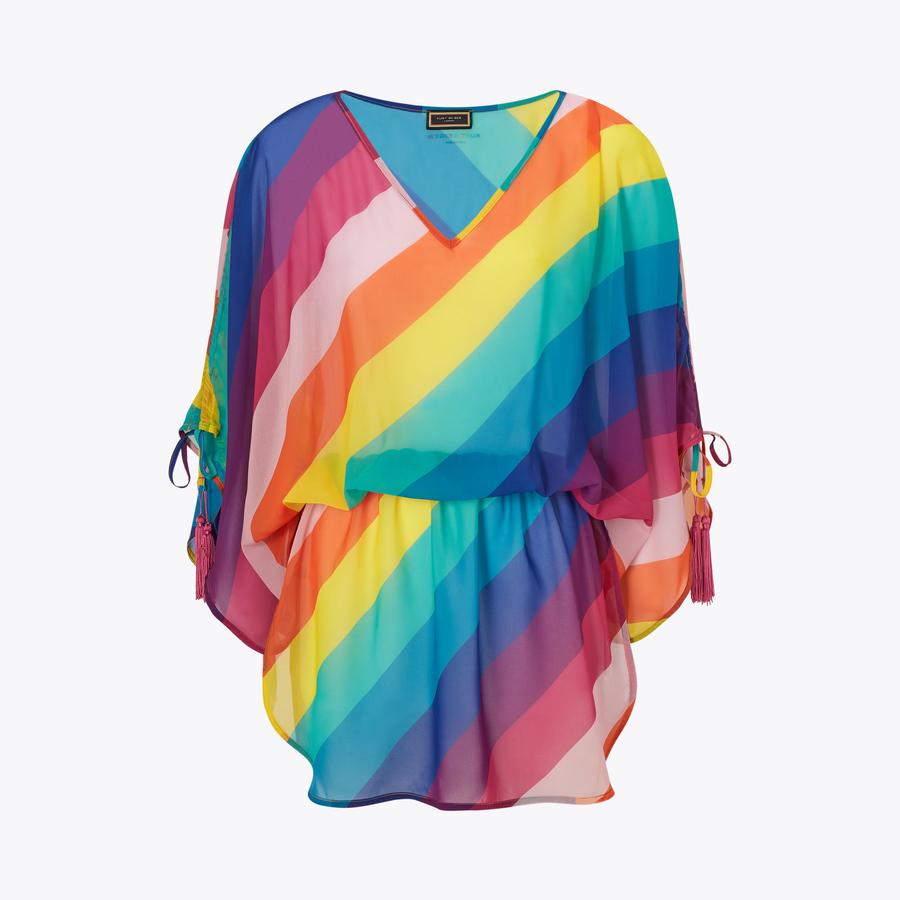 KENSINGTON TUNIC Rainbow Stripe Tunic by KURT GEIGER LONDON
