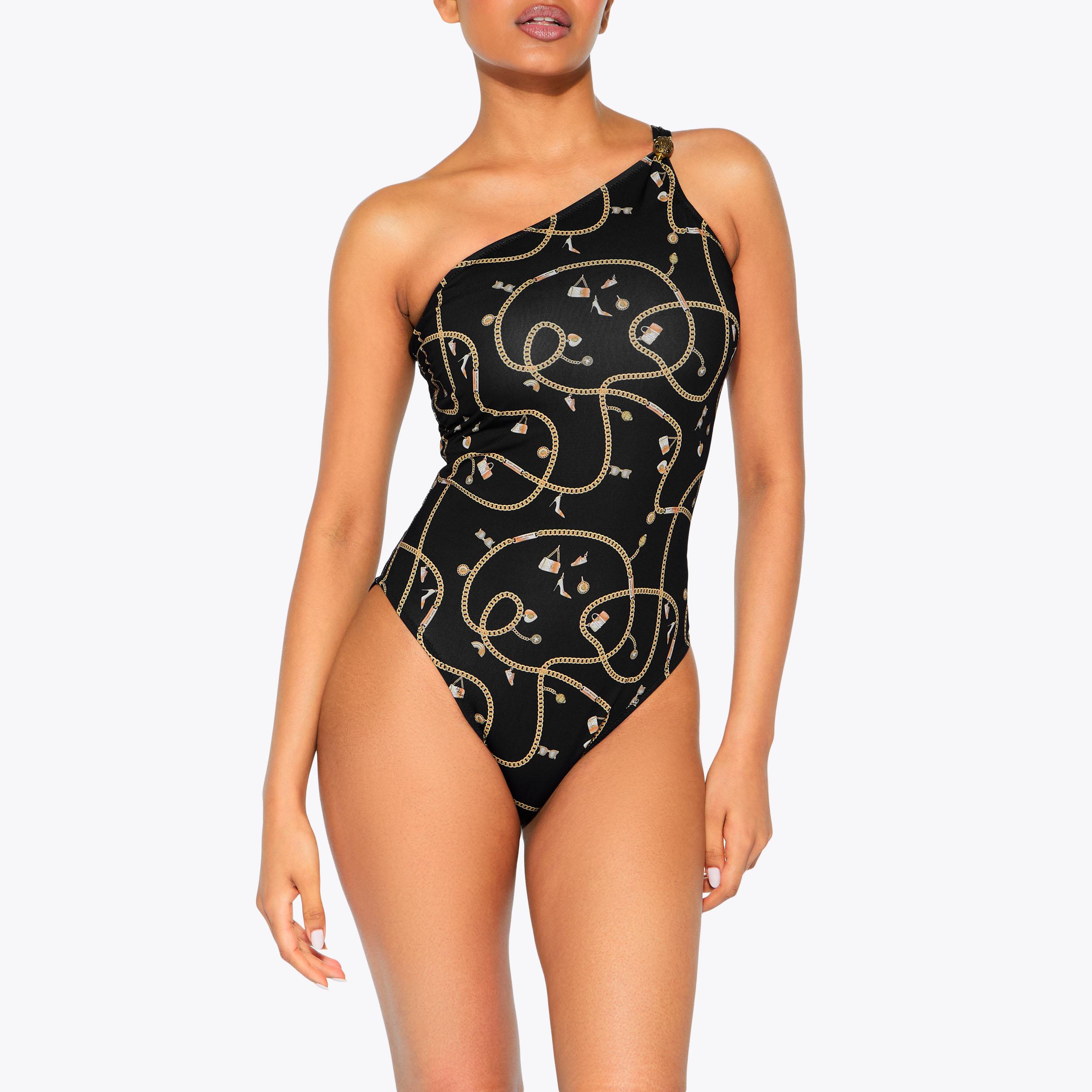 KENSINGTON SWIMSUIT Gold Chain Swimming Costume by KURT