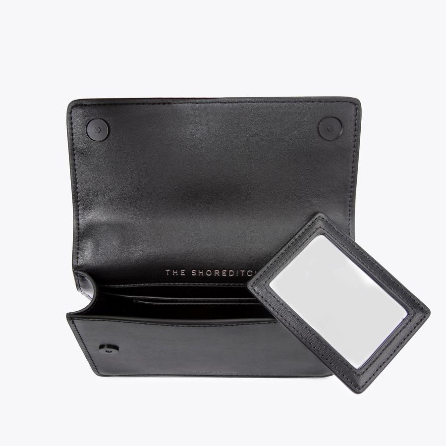 SHOREDITCH SM XBODY DR Black Drench Cross Body Purse by KURT