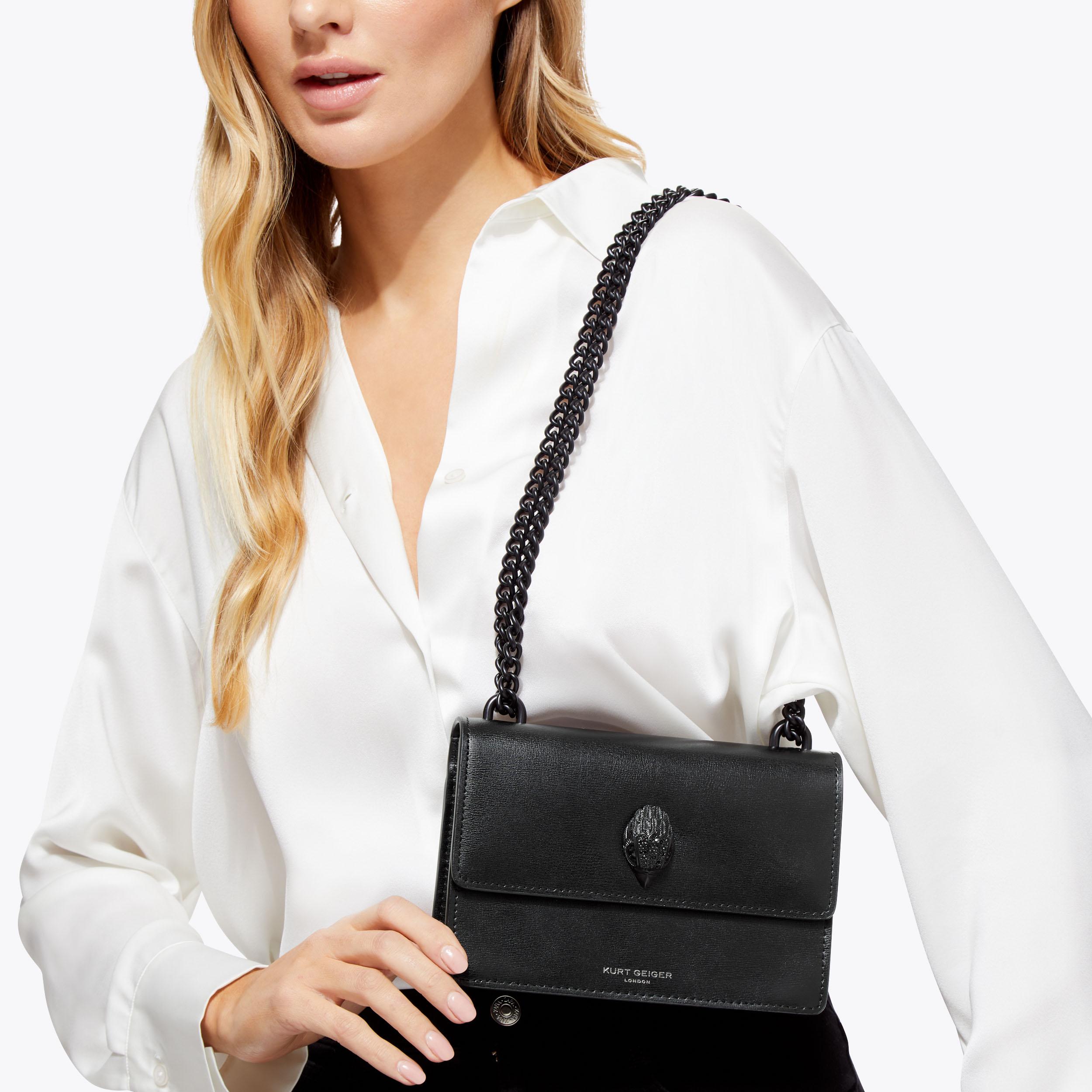 SHOREDITCH SM XBODY DR Black Drench Cross Body Purse by KURT