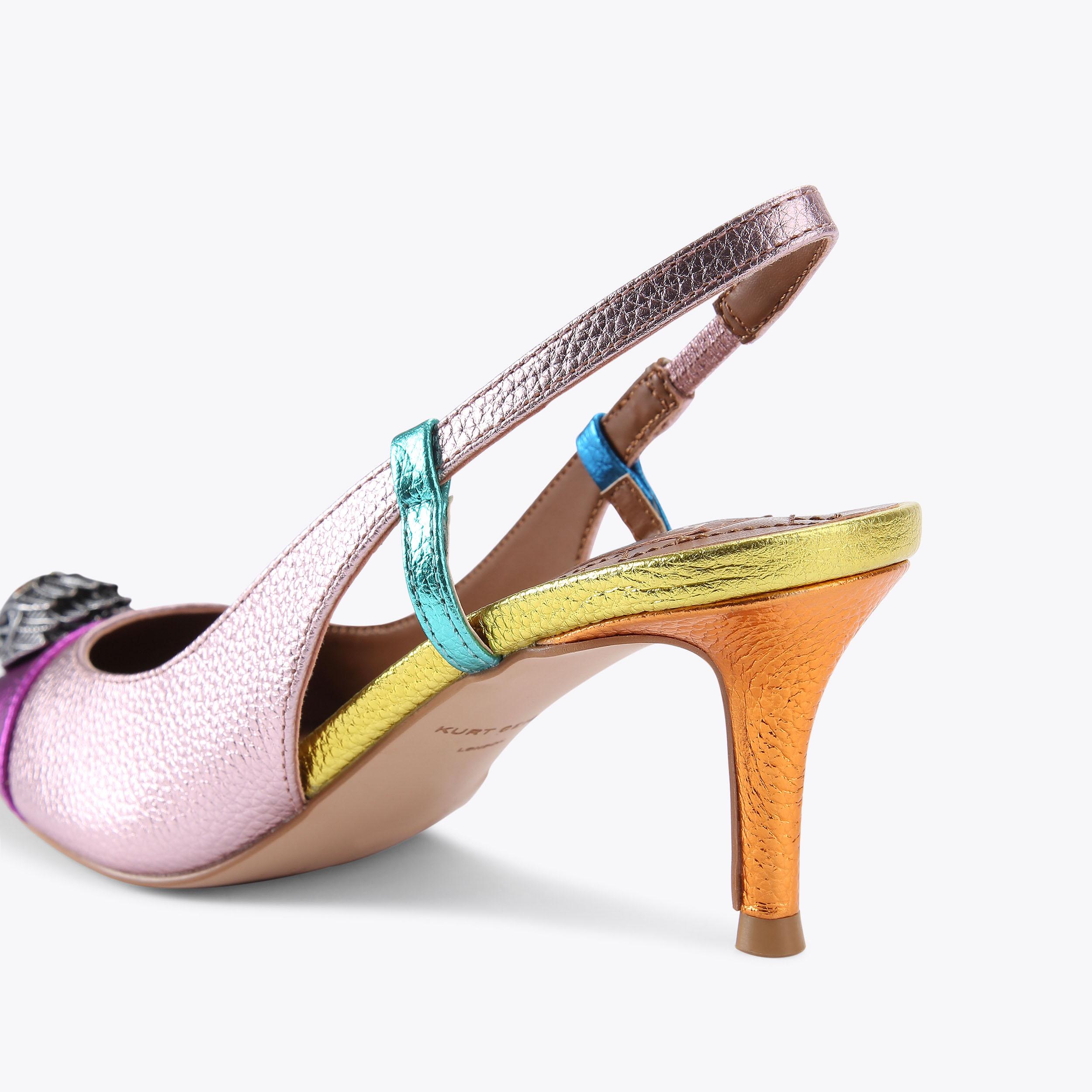 靴 Curved Line Sling Back Heels Curved Line Sling Back Heels - black - Mame Kurogouchi