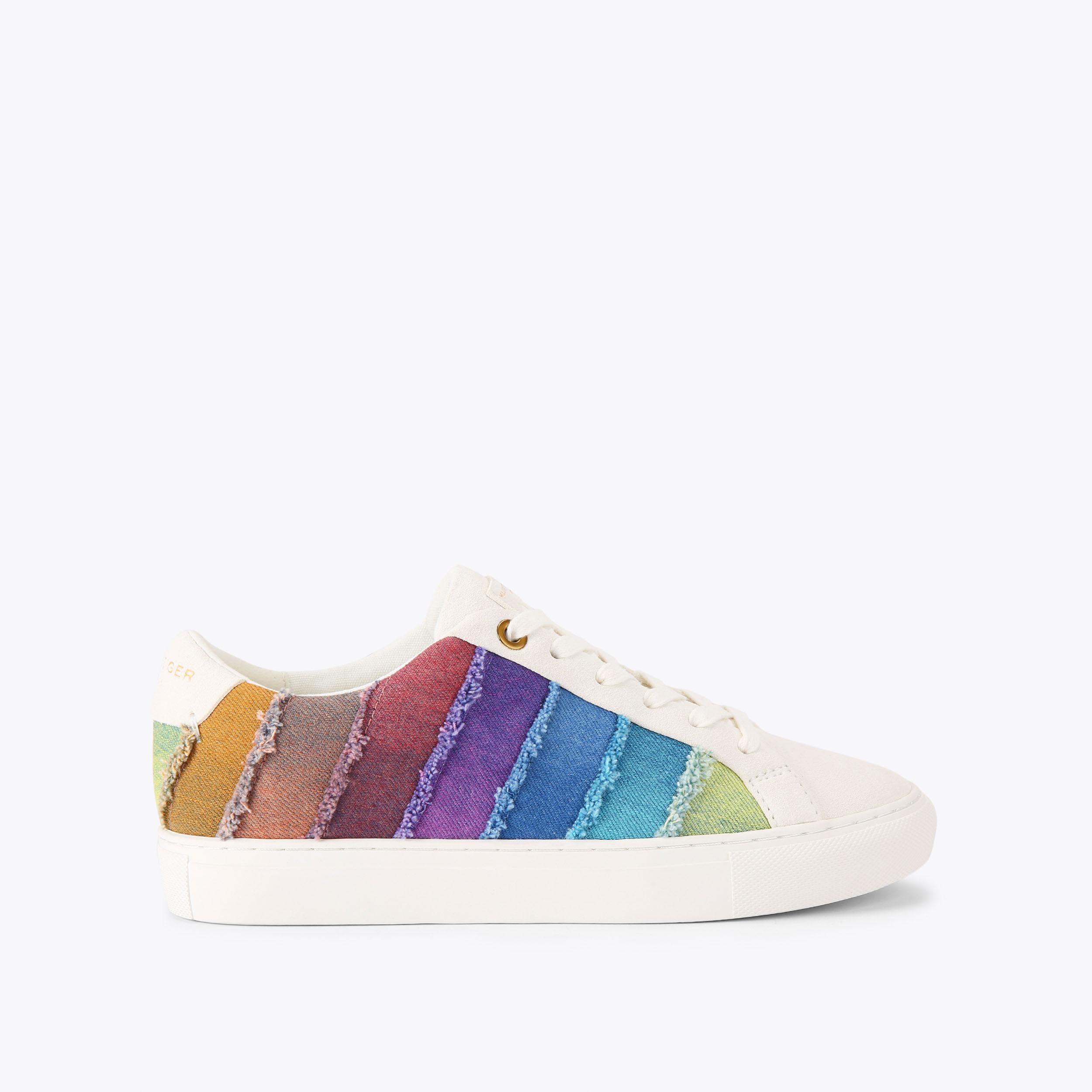 Lane Stripe Sneaker - multi-colored