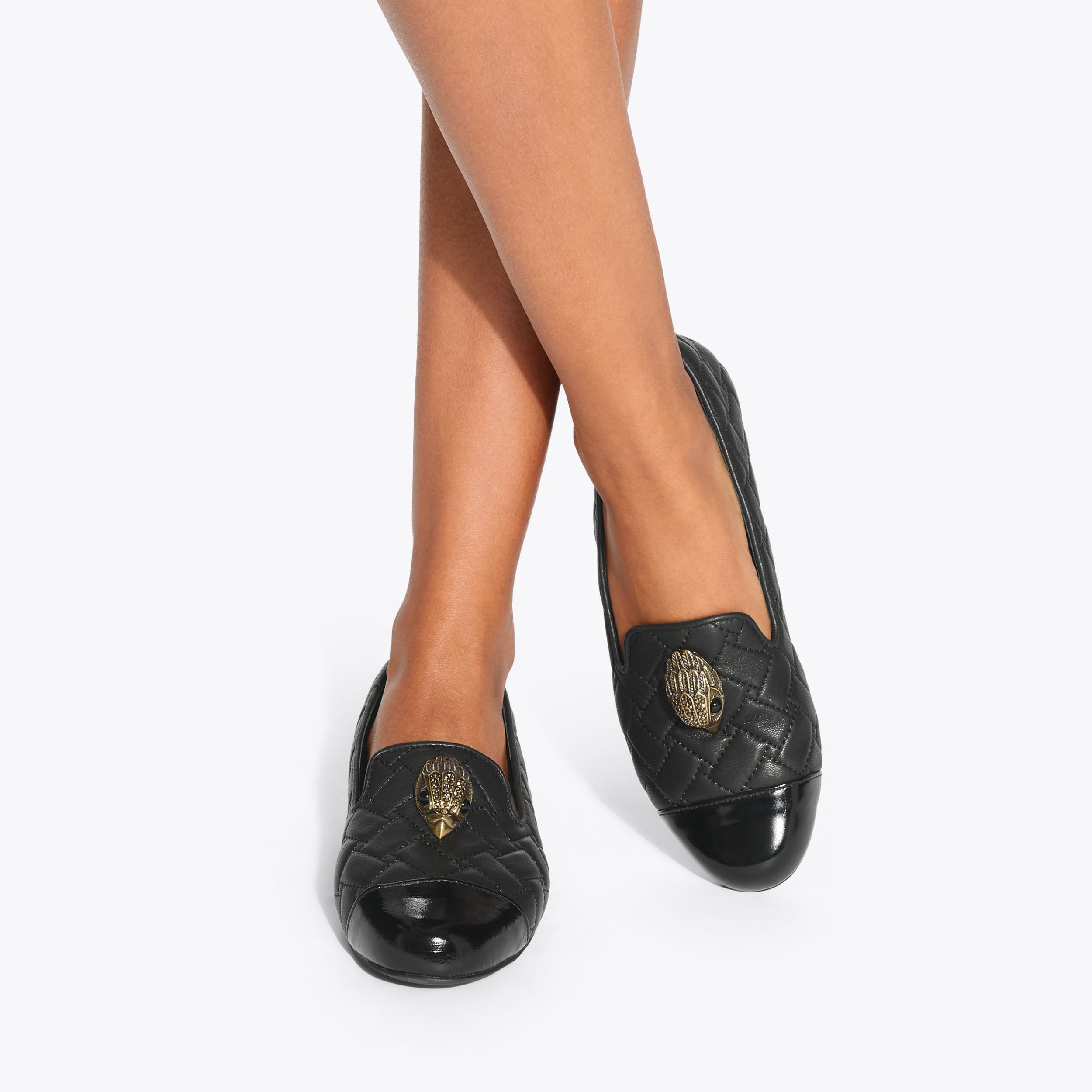 BERKS Black Quilted Slip-On Loafers black quilted slip on: Men main image 2