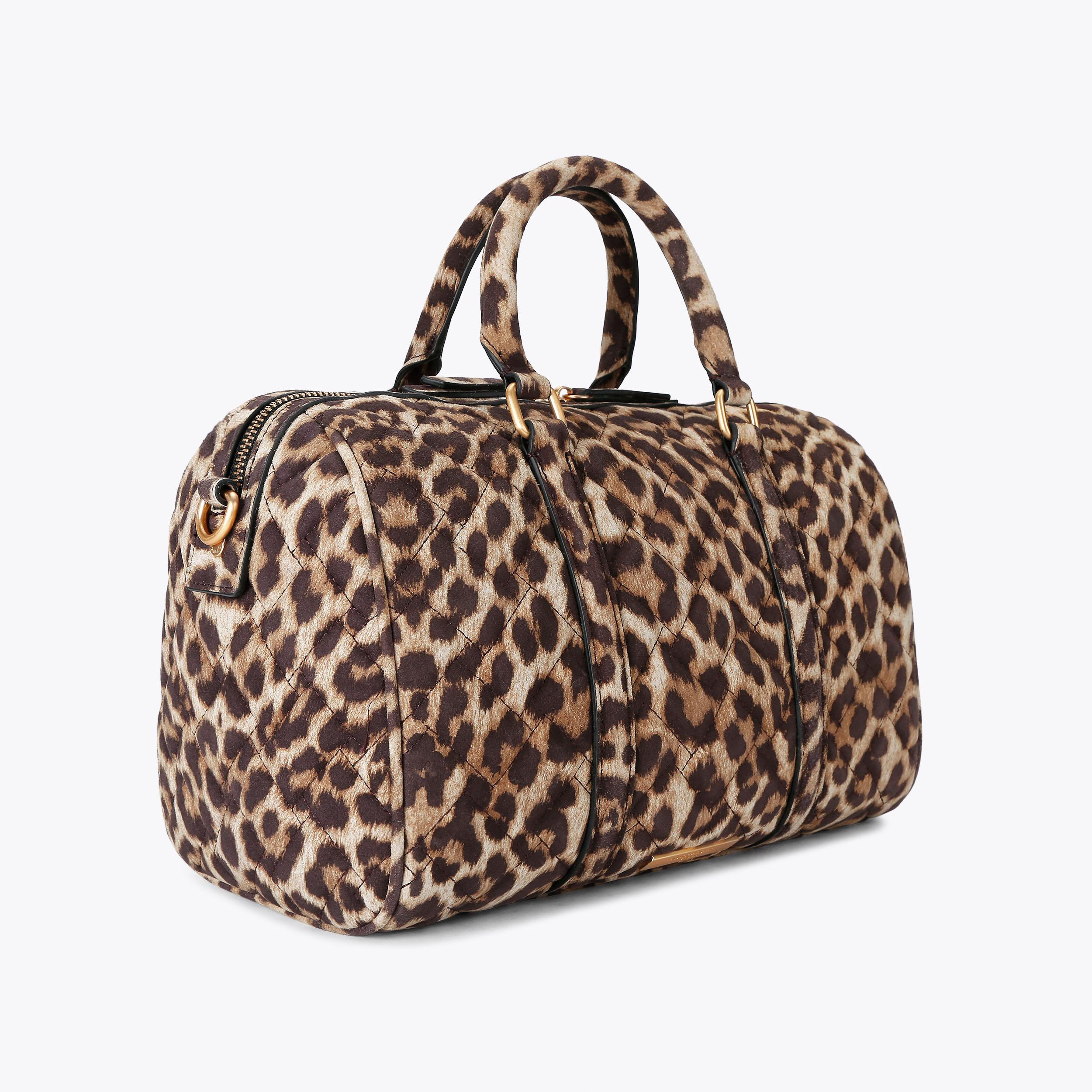 KENSINGTON BOSTON Leopard Printed Bowling Purse by KURT