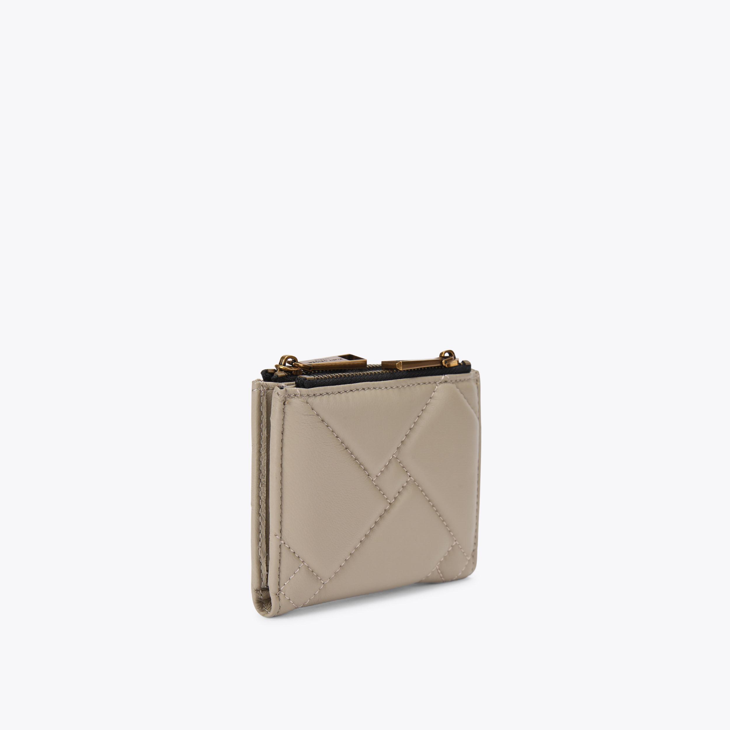 KENSINGTON PUFF MN PURSE Taupe Leather Purse by KURT GEIGER