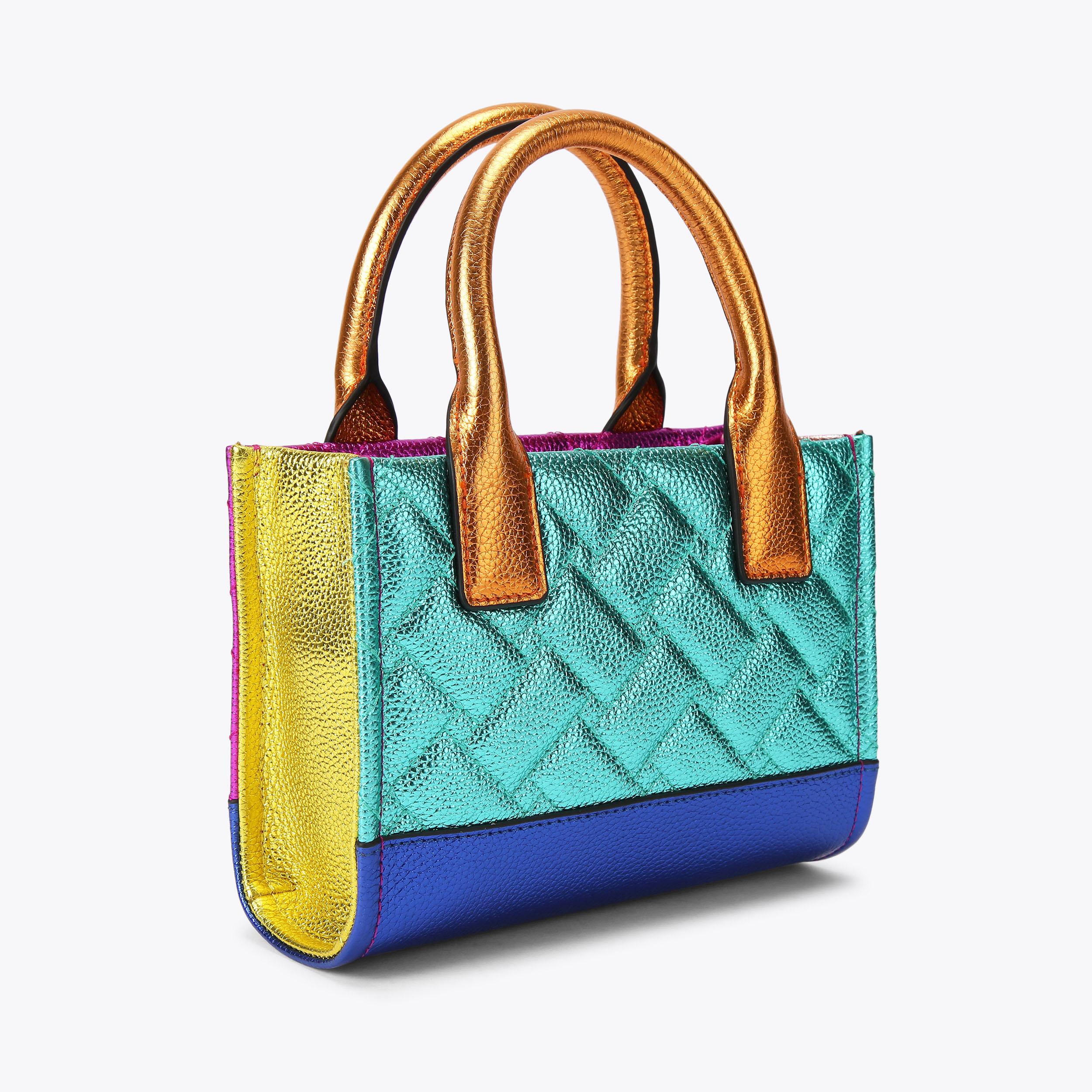   カートガイガー XS KENSINGTON SQ TOTE Micro Denim Kensington square bag by