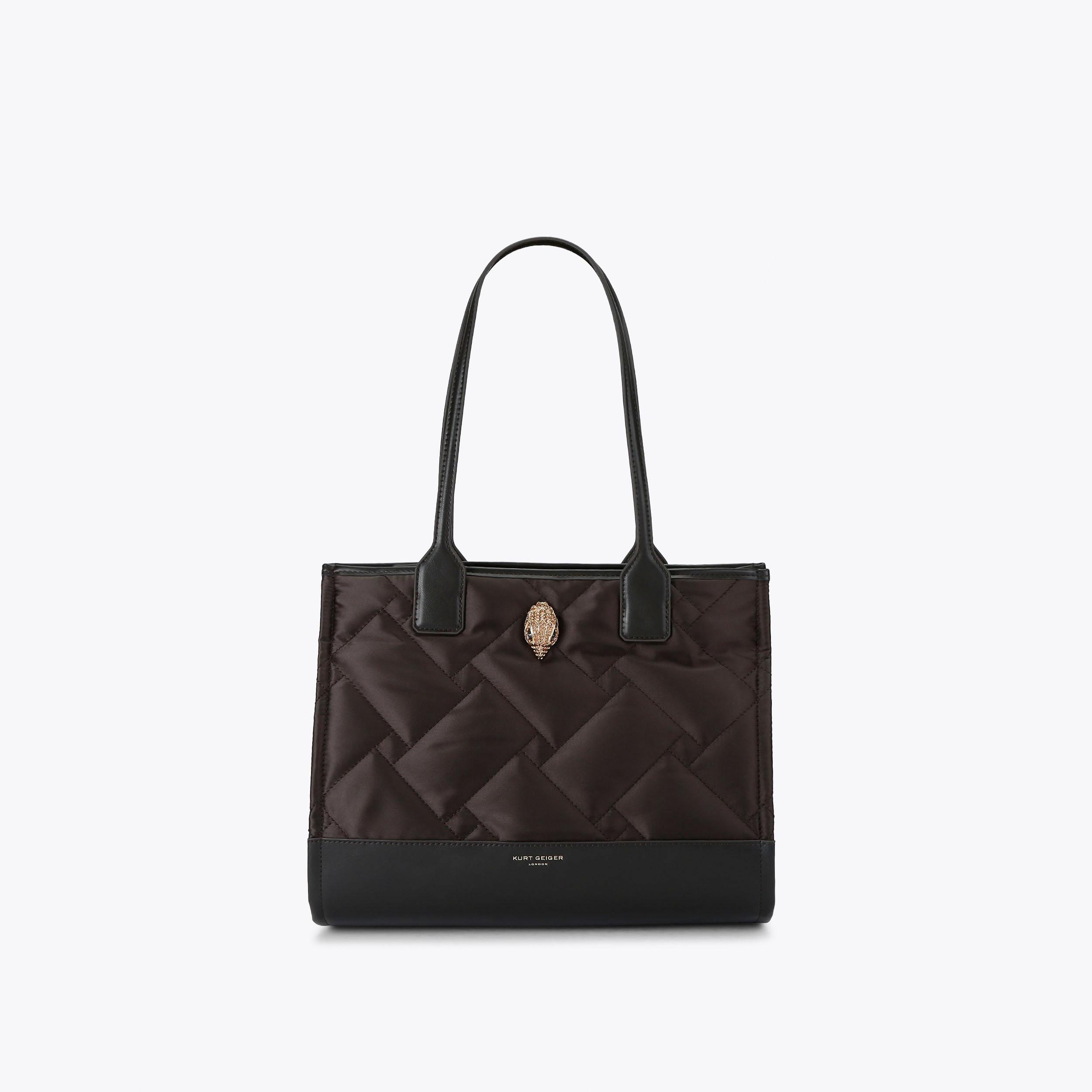 Chanel Shopper Calf Dark Brown | SACLÀB