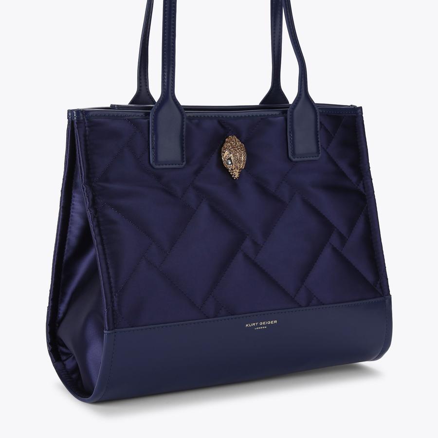 RECYCLED SQ SM SHOPPER Navy Nylon Shopper Pure by KURT
