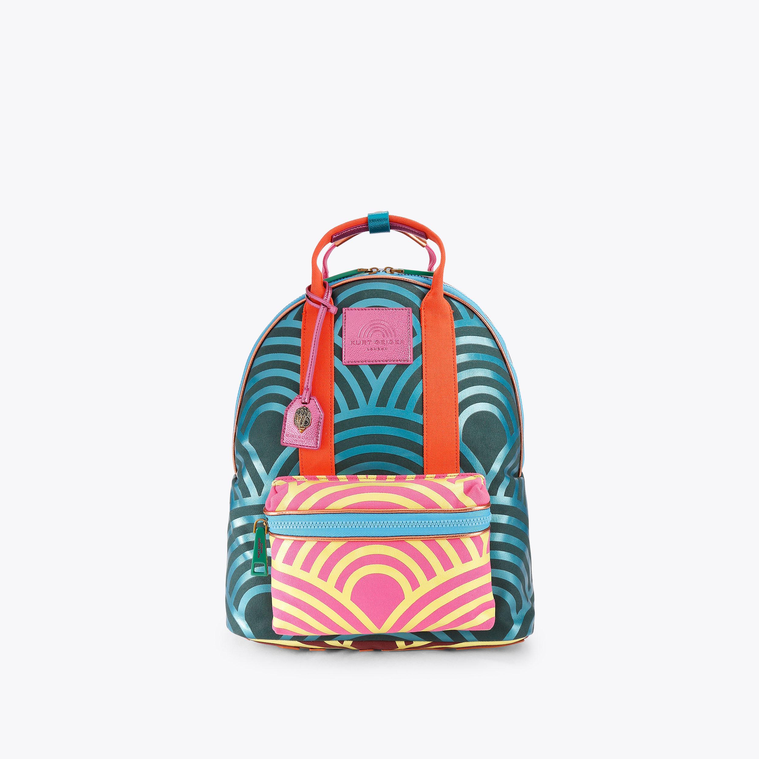 SOUTHBANK LG BACKPACK Rainbow Stripe Canvas Backpack by KURT