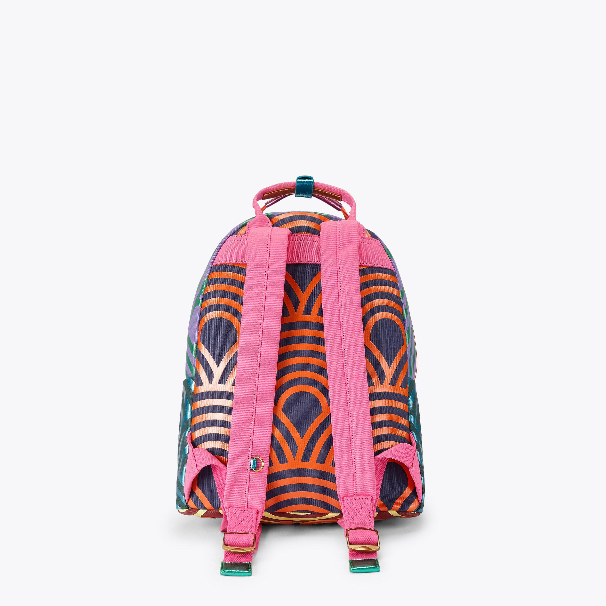 New K2 Multicolor Canvas Backpack k2_2425_city-  main image 4