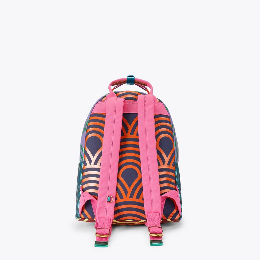 SOUTHBANK LG BACKPACK Rainbow Stripe Canvas Backpack by KURT