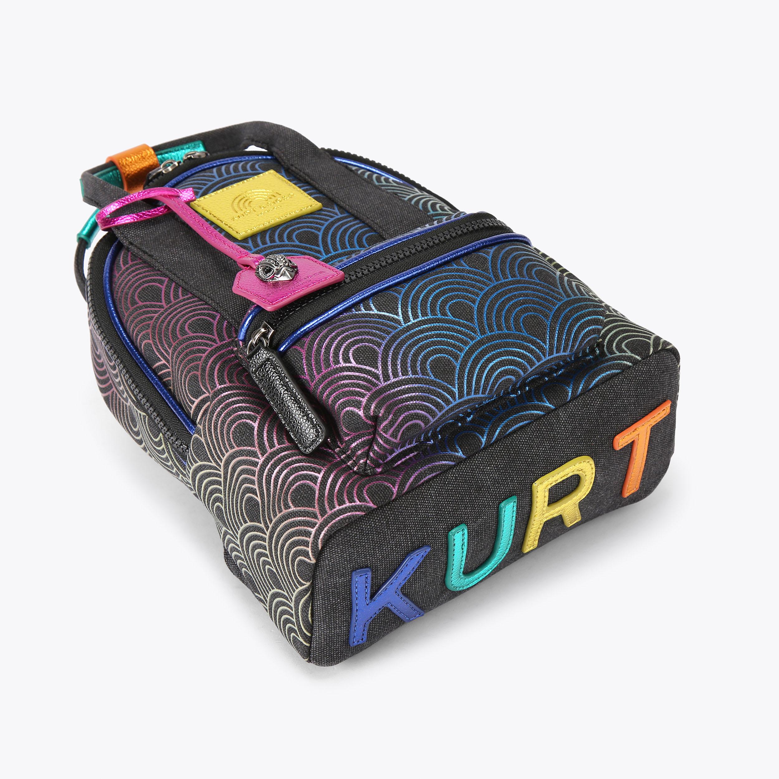 SOUTHBANK SM BACKPACK Canvas Rainbow Backpack by KURT GEIGER LONDON