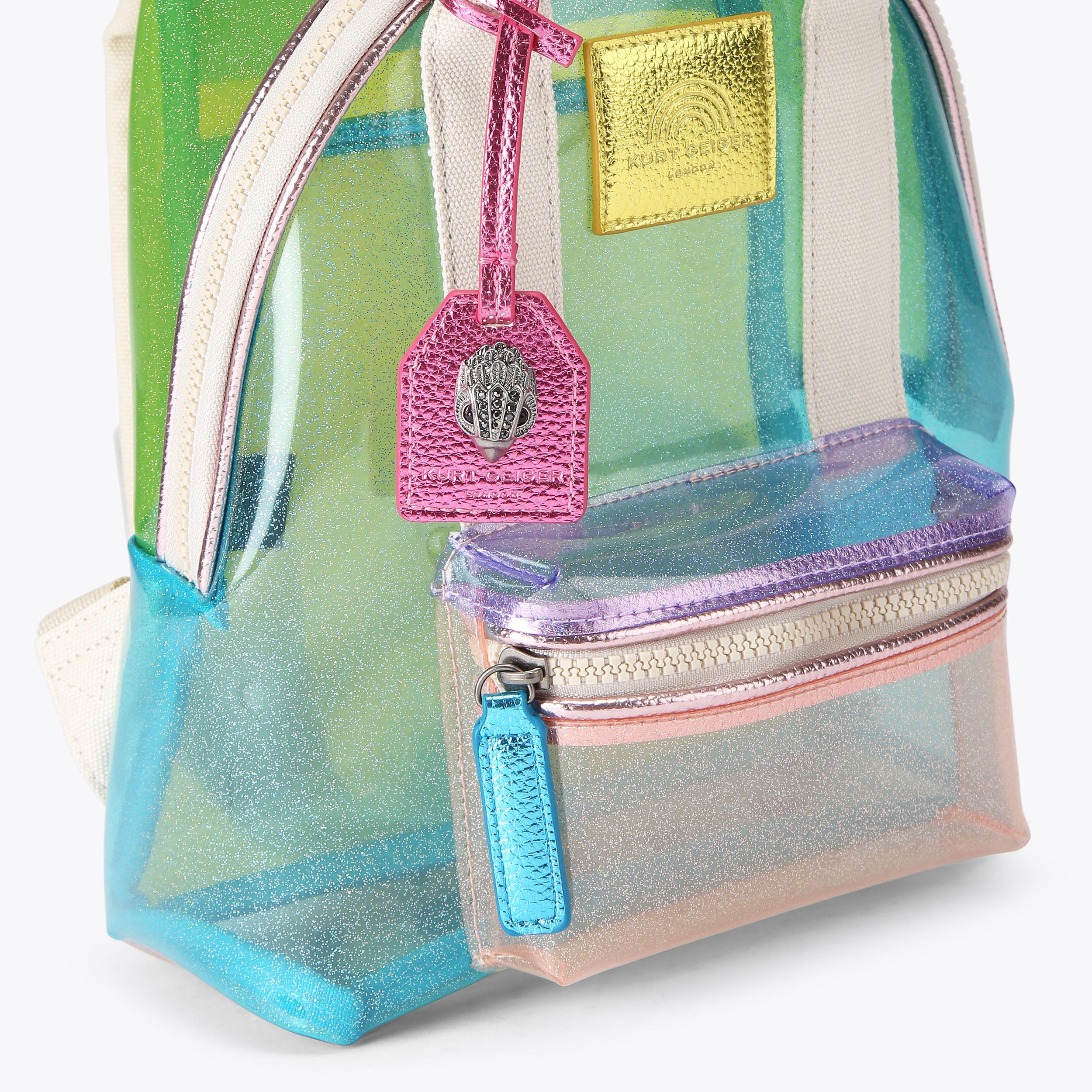 VINYL SOUTHBANK SM BCKPCK Vinyl Glitter Backpack by KURT