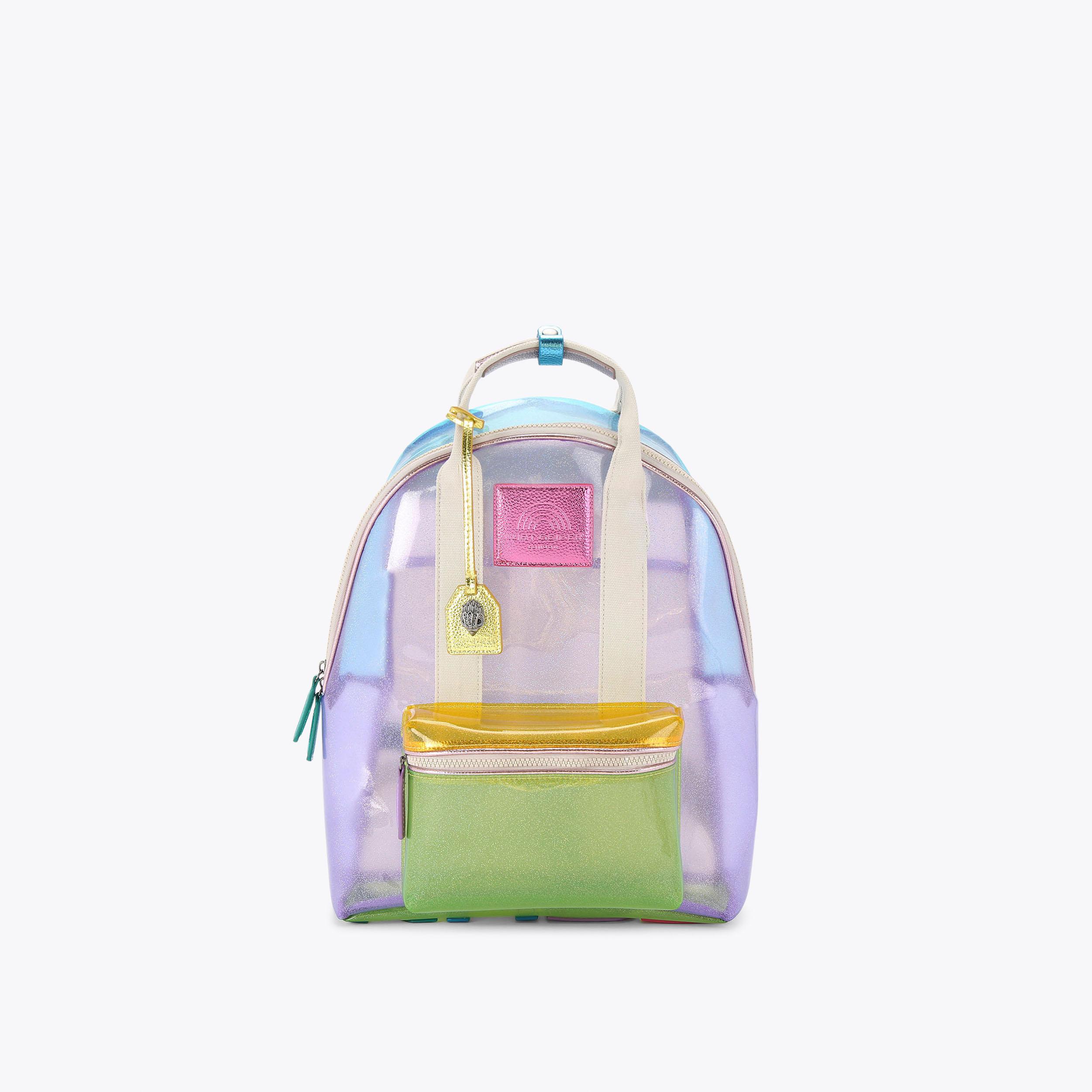 VINYL SOUTHBANK LG BCKPCK Pastel Rainbow Vinyl Backpack by KURT