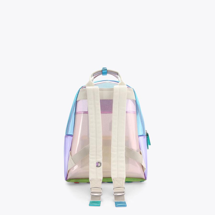 VINYL SOUTHBANK LG BCKPCK Pastel Rainbow Vinyl Backpack by KURT