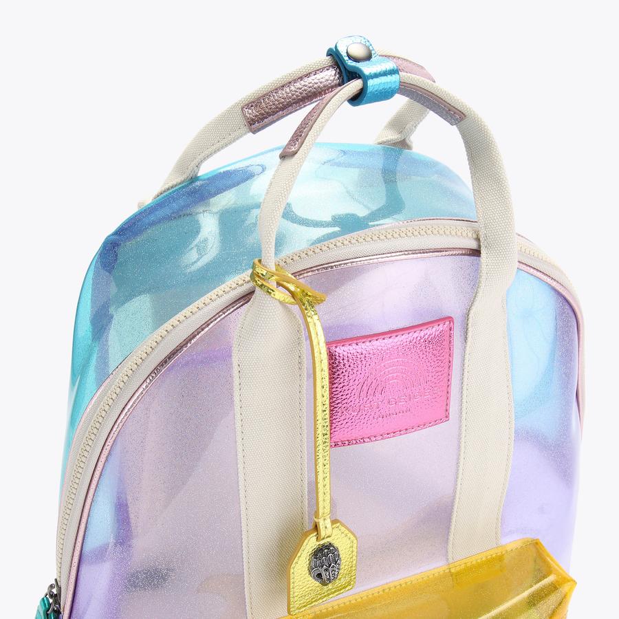 VINYL SOUTHBANK LG BCKPCK Pastel Rainbow Vinyl Backpack by KURT