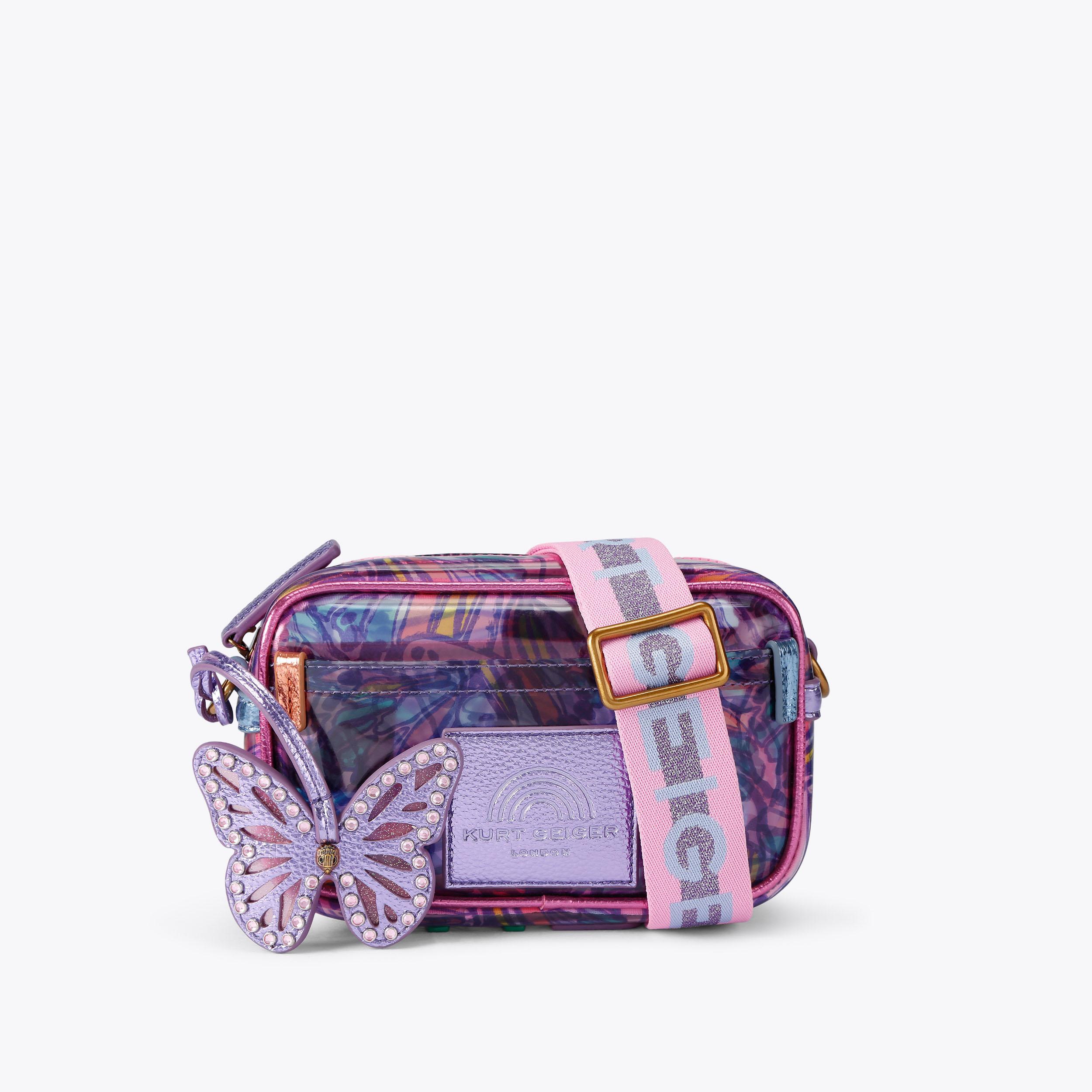 VINYL SOUTHBANK SM CAMERA Vinyl Purple Mini Camera Bag by Kurt