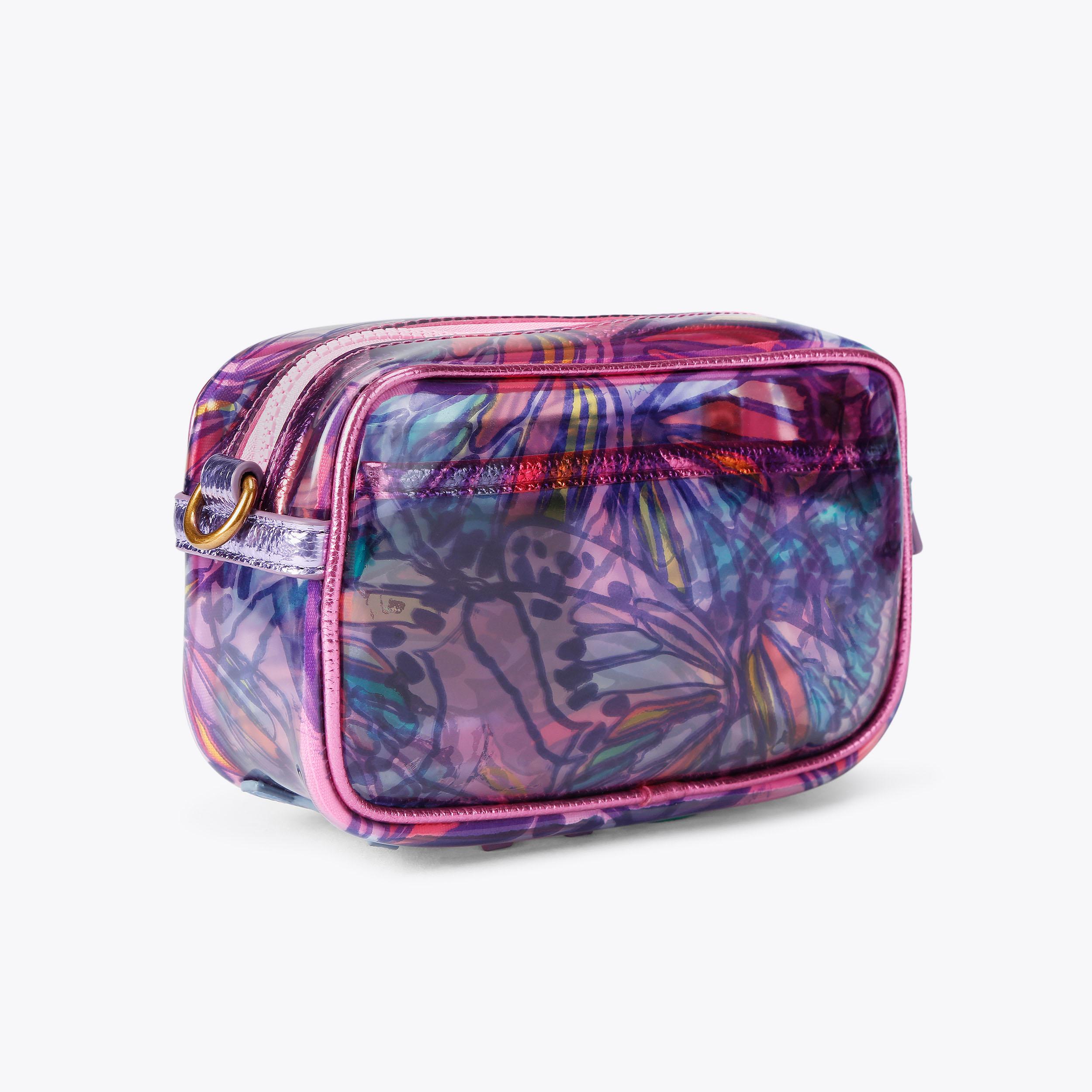 VINYL SOUTHBANK SM CAMERA Vinyl Purple Mini Camera Bag by Kurt