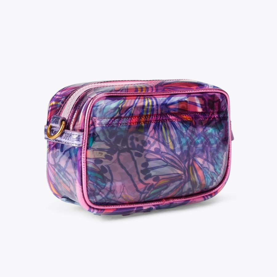 VINYL SOUTHBANK SM CAMERA Vinyl Purple Mini Camera Bag by Kurt