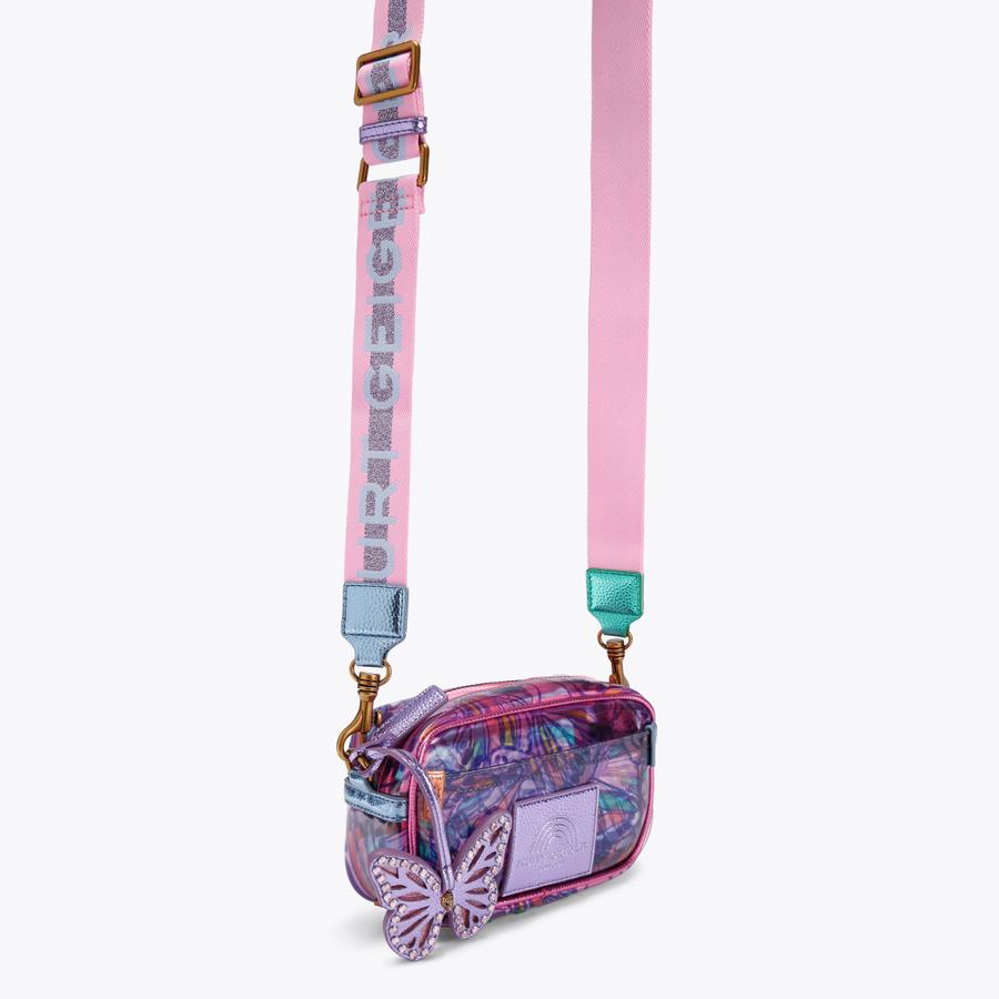 VINYL SOUTHBANK SM CAMERA Vinyl Purple Mini Camera Bag by Kurt