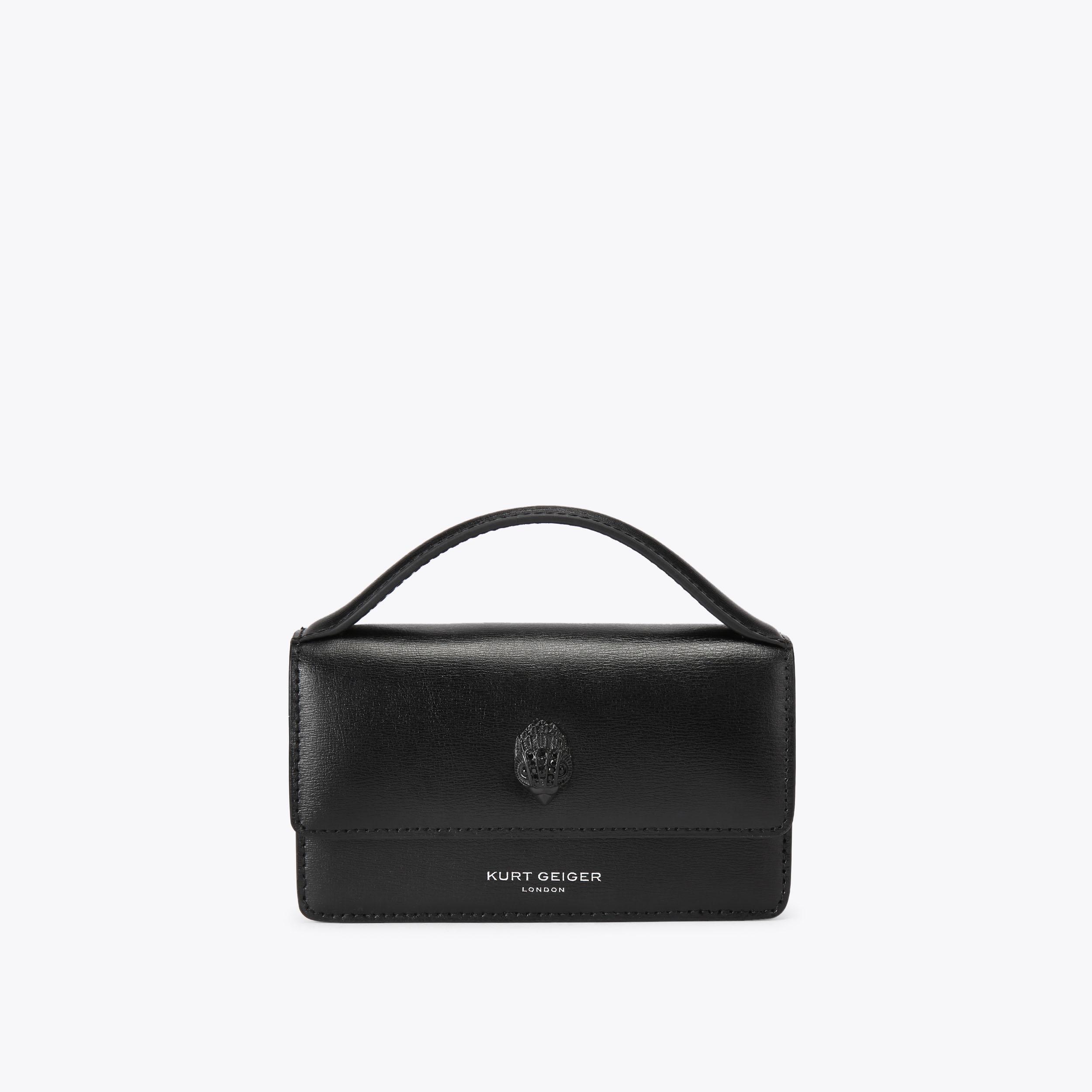 XS BOND TOP HANDLE BAG DR Black Drench Top Handle Purse by