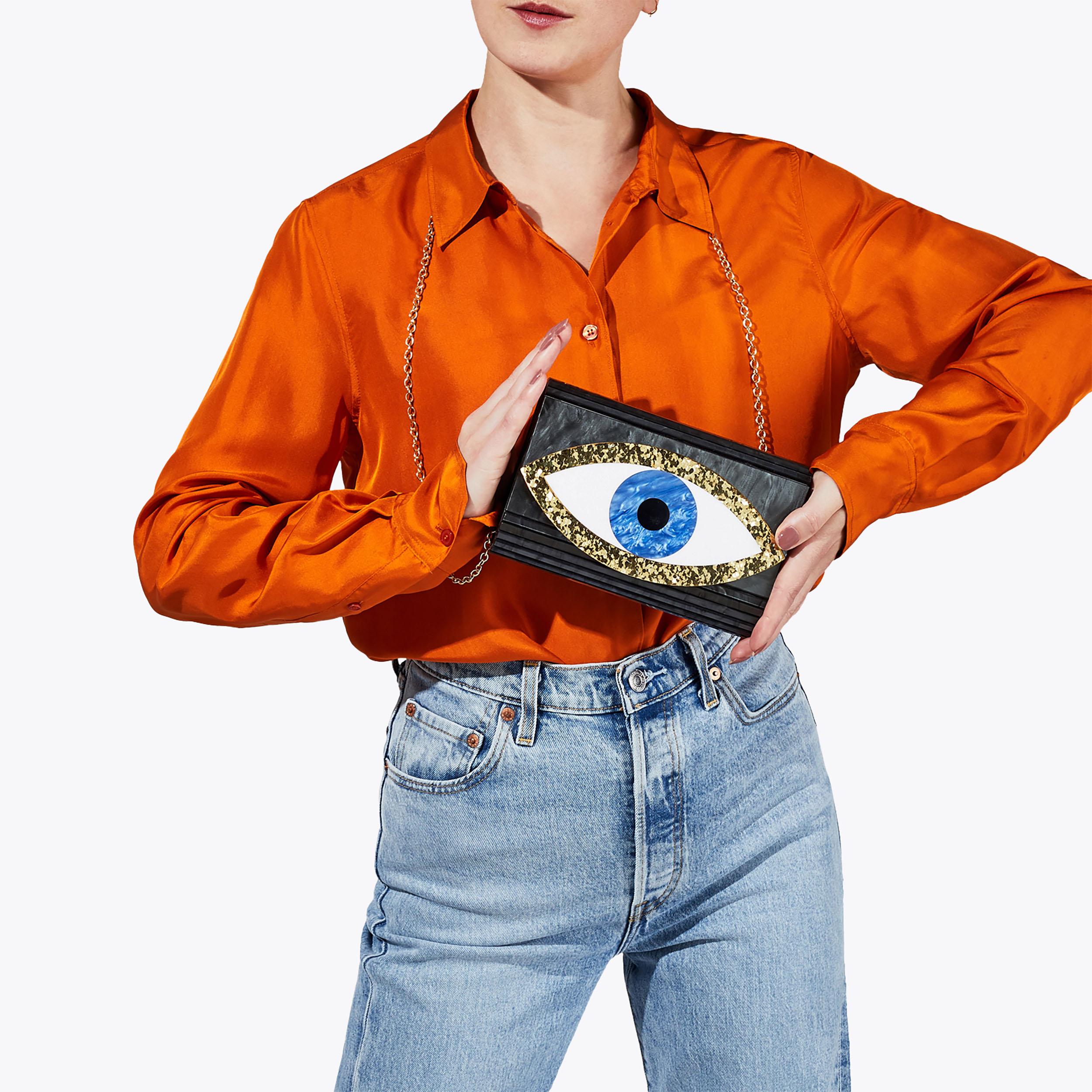 Evil Eye Clutch Bag