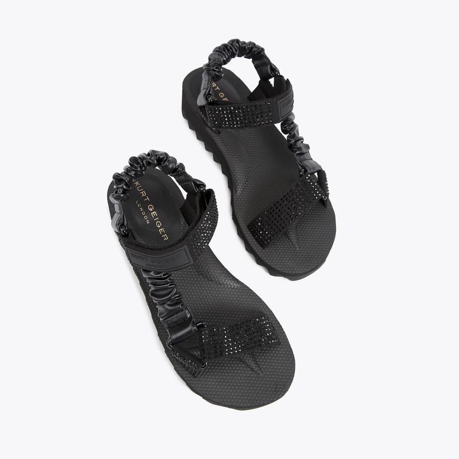 ORION Black Crystal Colour Straps by KURT GEIGER LONDON
