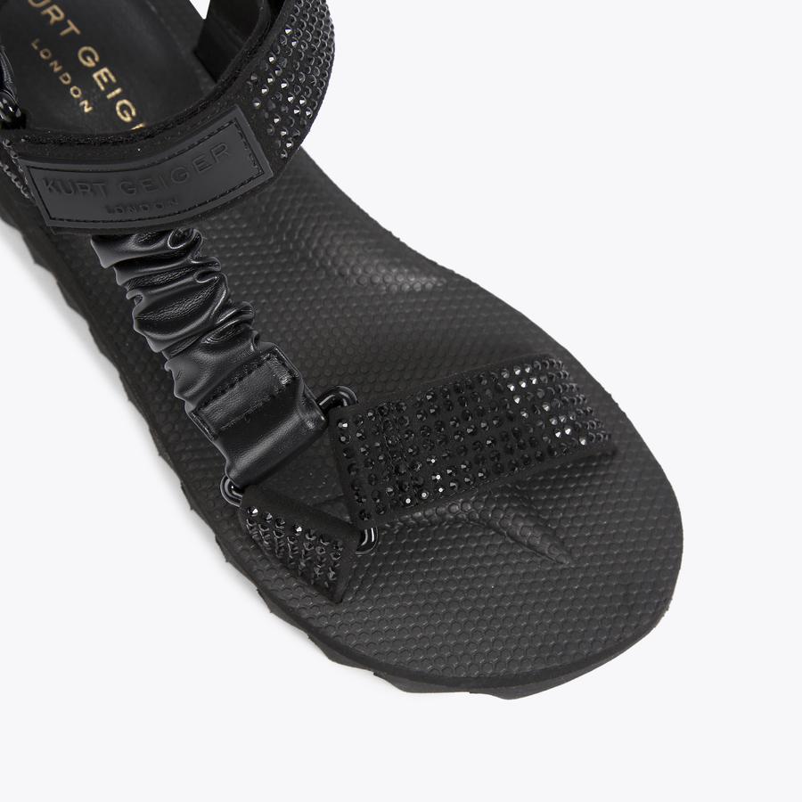 ORION Black Crystal Colour Straps by KURT GEIGER LONDON