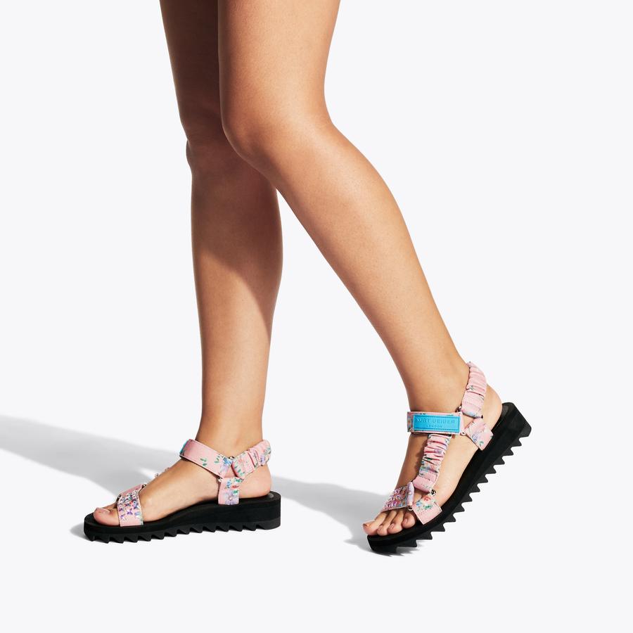 ORION Floral Pink Butterfly Colour Straps by KURT GEIGER LONDON